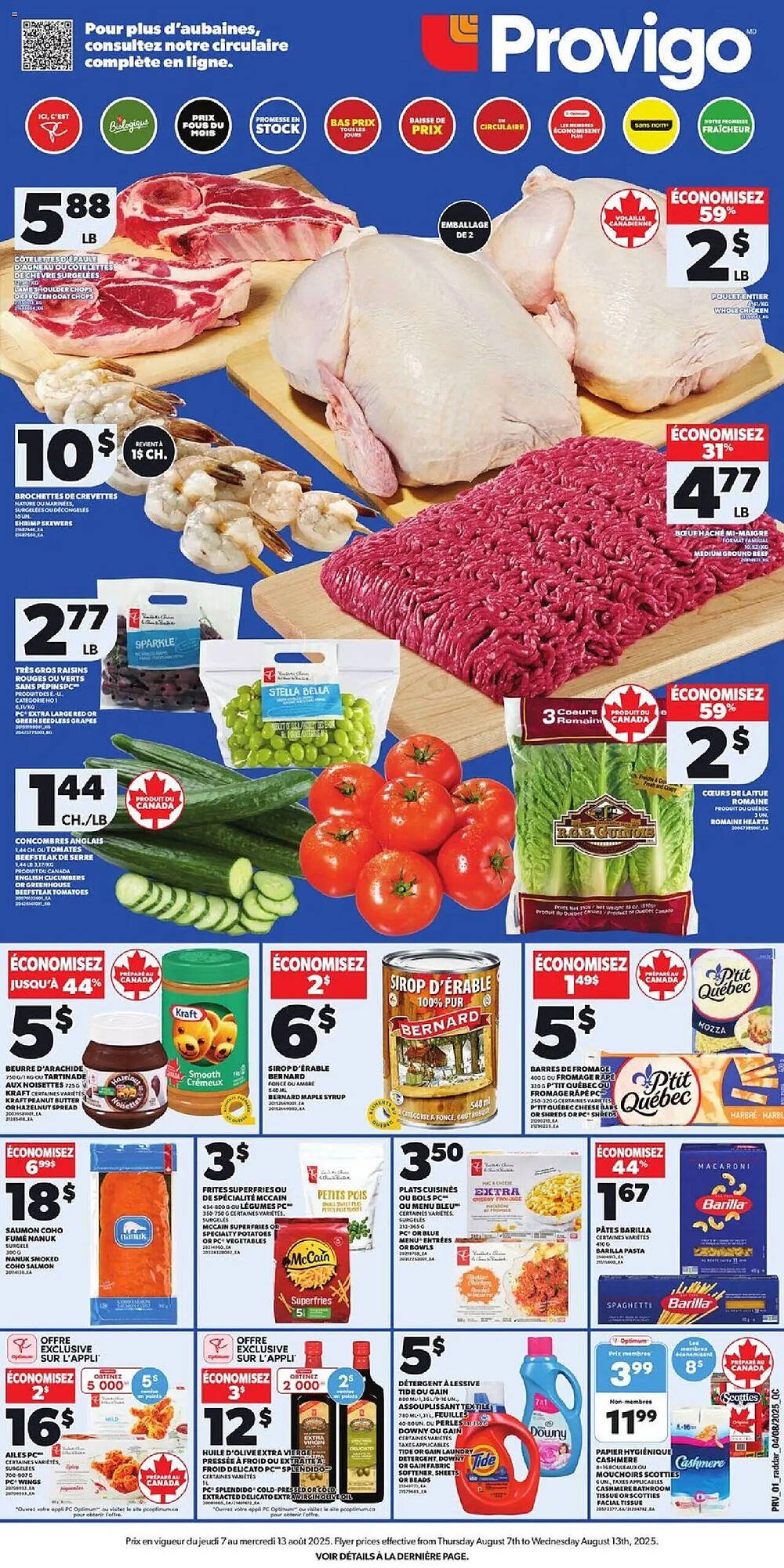 Provigo flyer (2025-08-07 - 2025-08-13) | 1