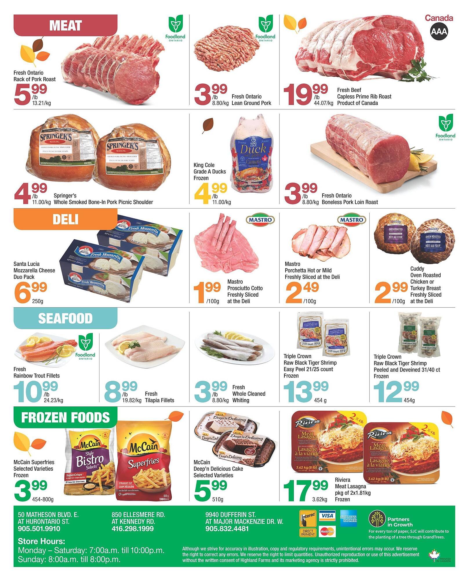 Highland Farms flyer