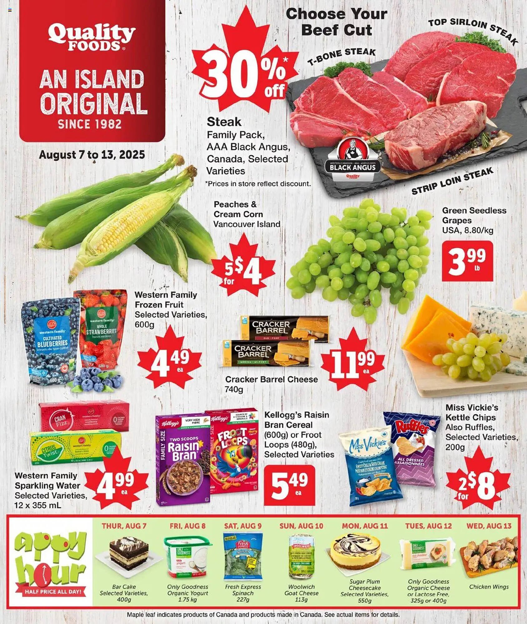 Quality Foods flyer (2025-08-07 - 2025-08-14) | 1