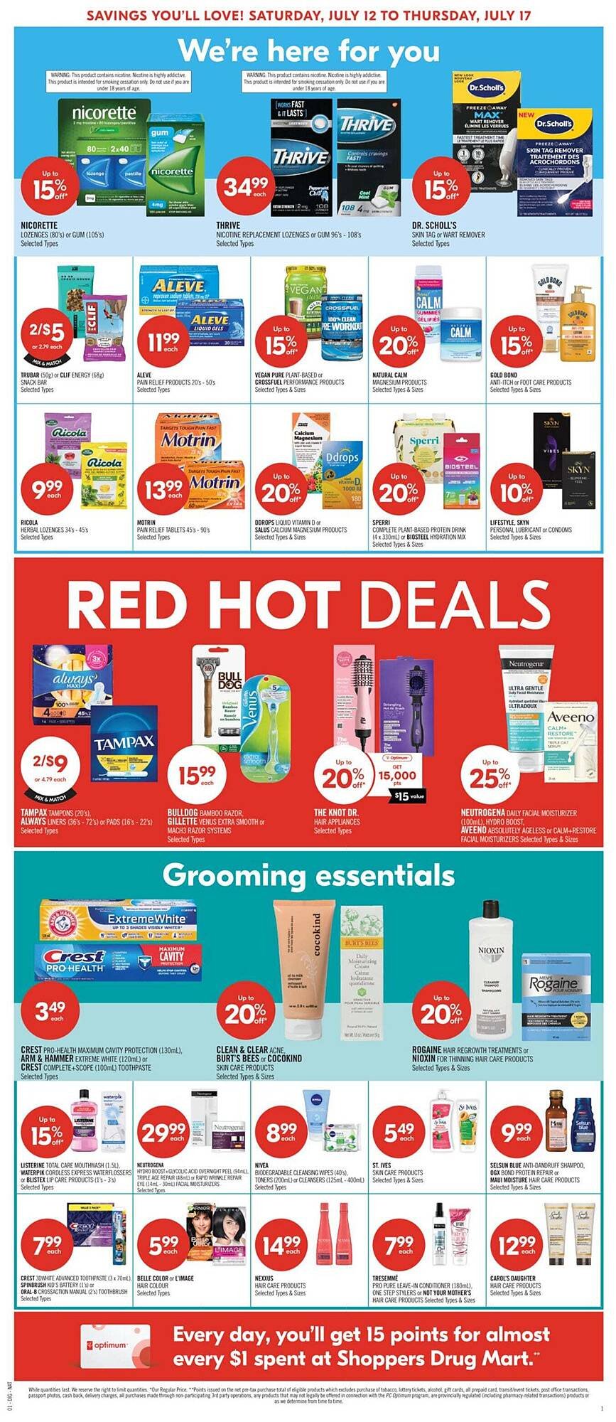 Shoppers Drug Mart flyer