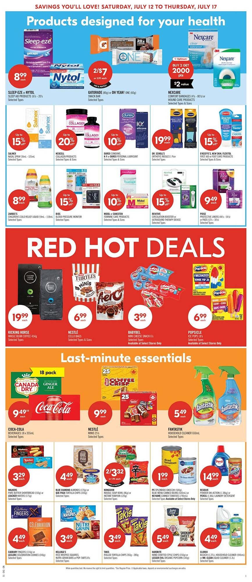 Shoppers Drug Mart flyer