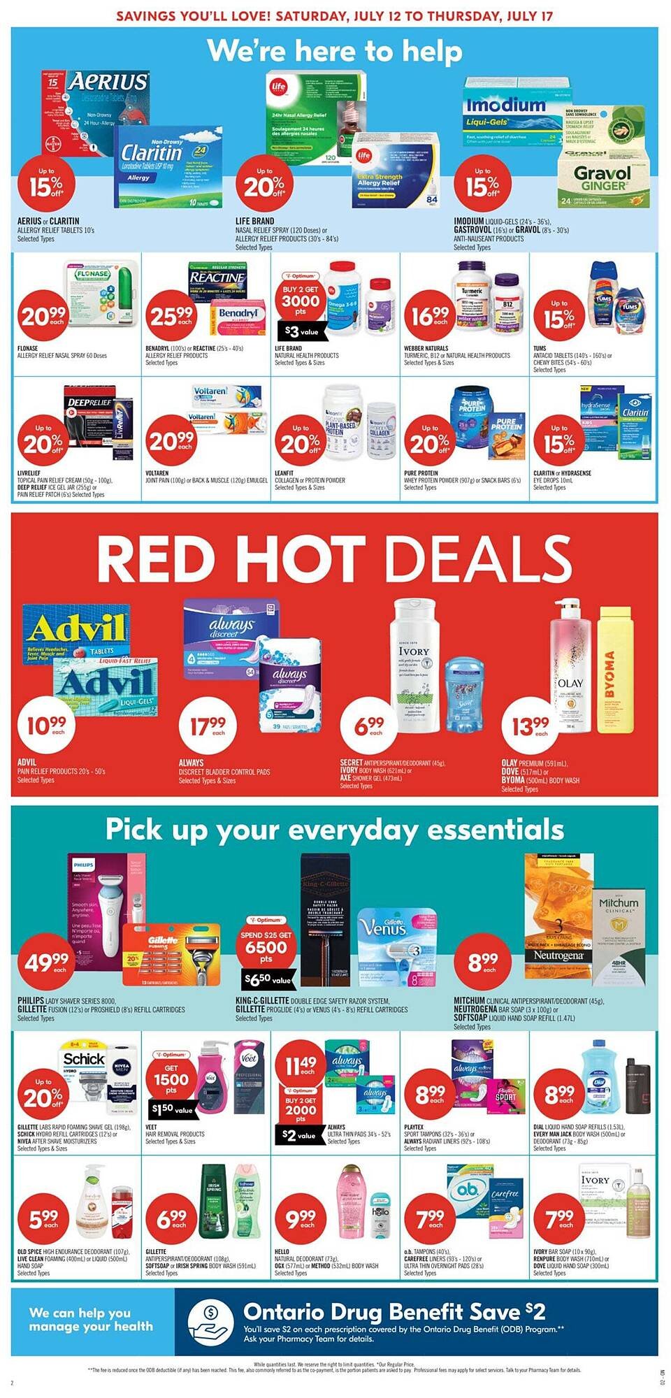 Shoppers Drug Mart flyer