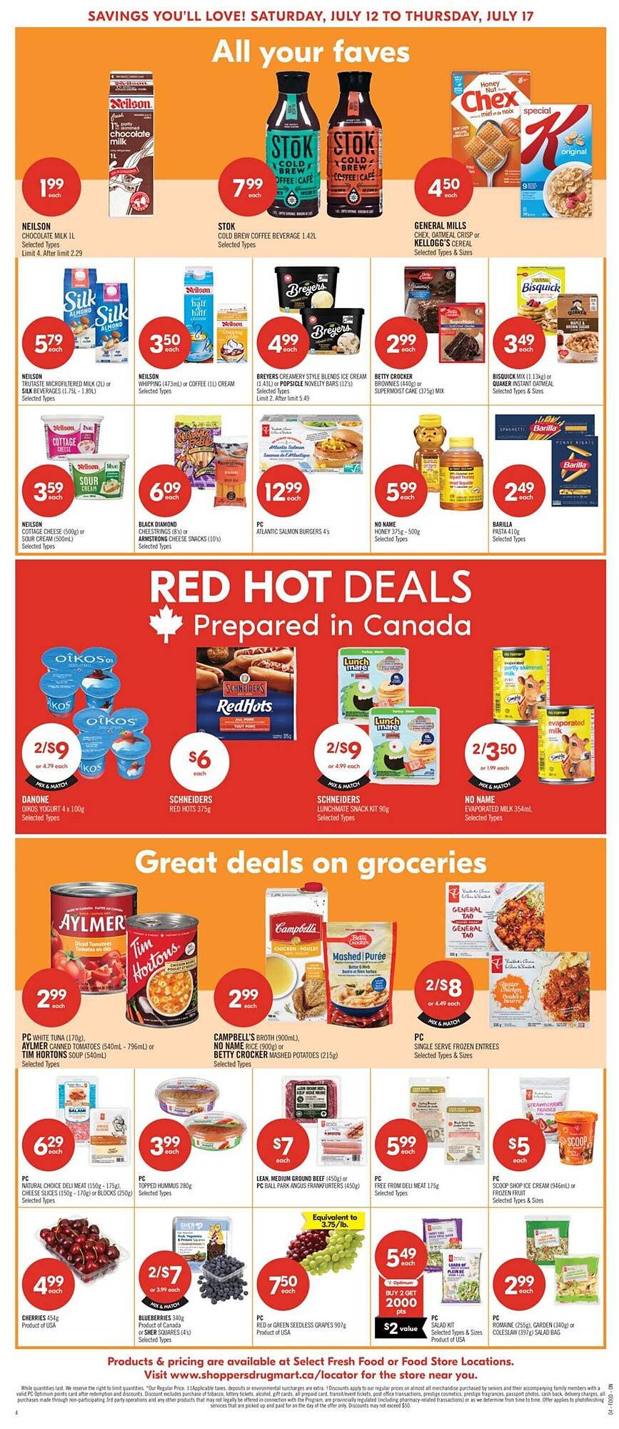 Shoppers Drug Mart flyer