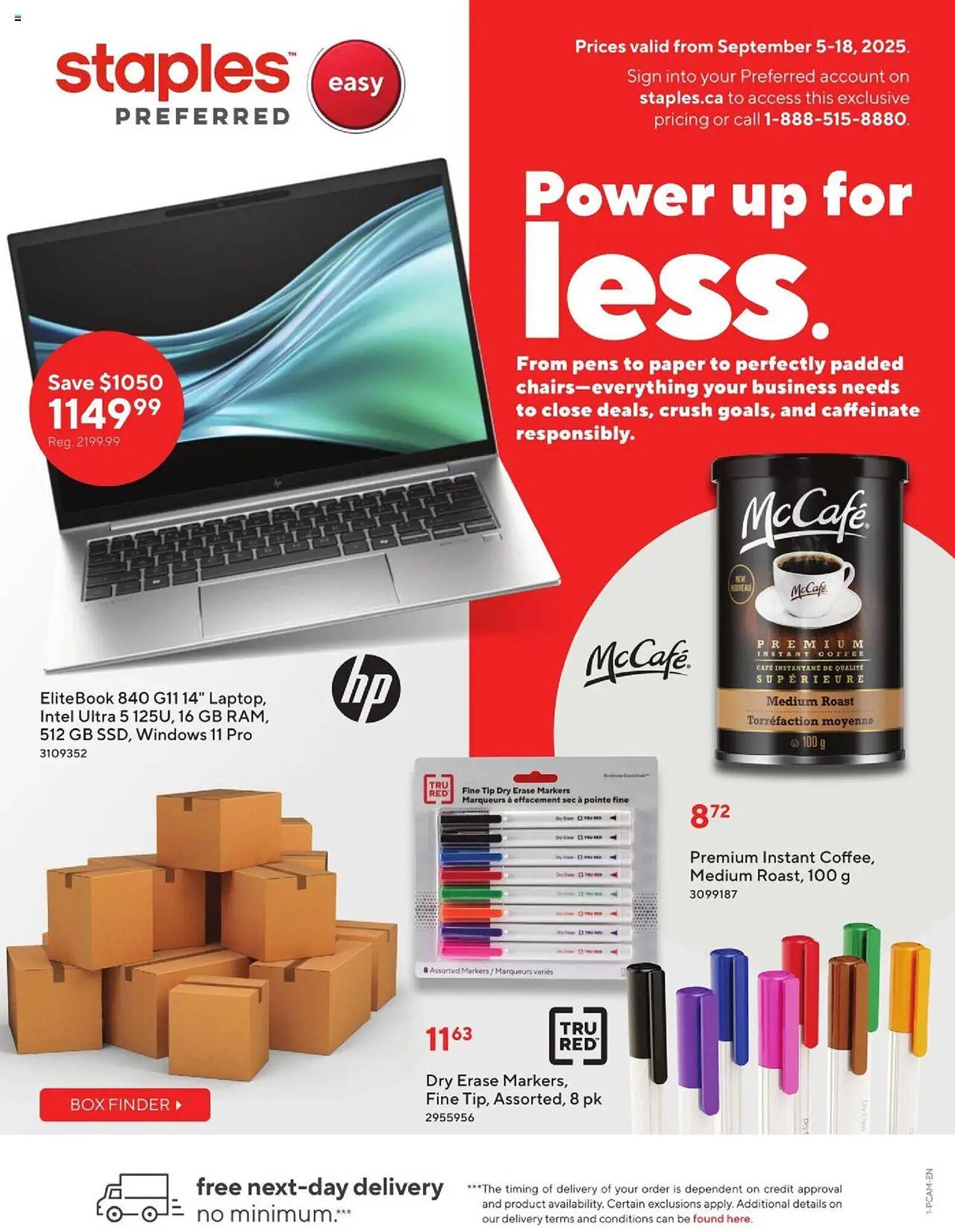 Staples flyer (2025-09-05 - 2025-09-19) | 1
