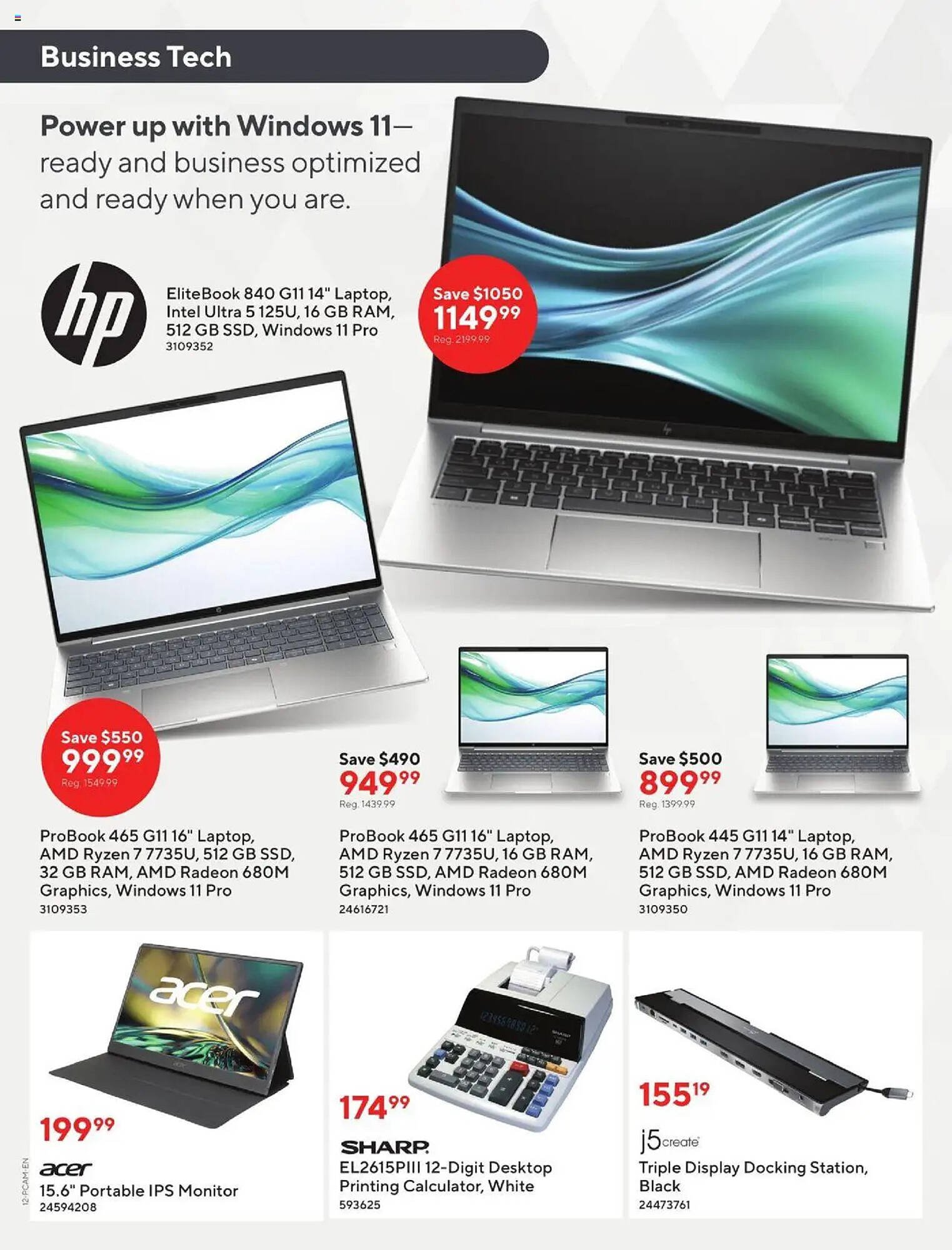 Staples flyer