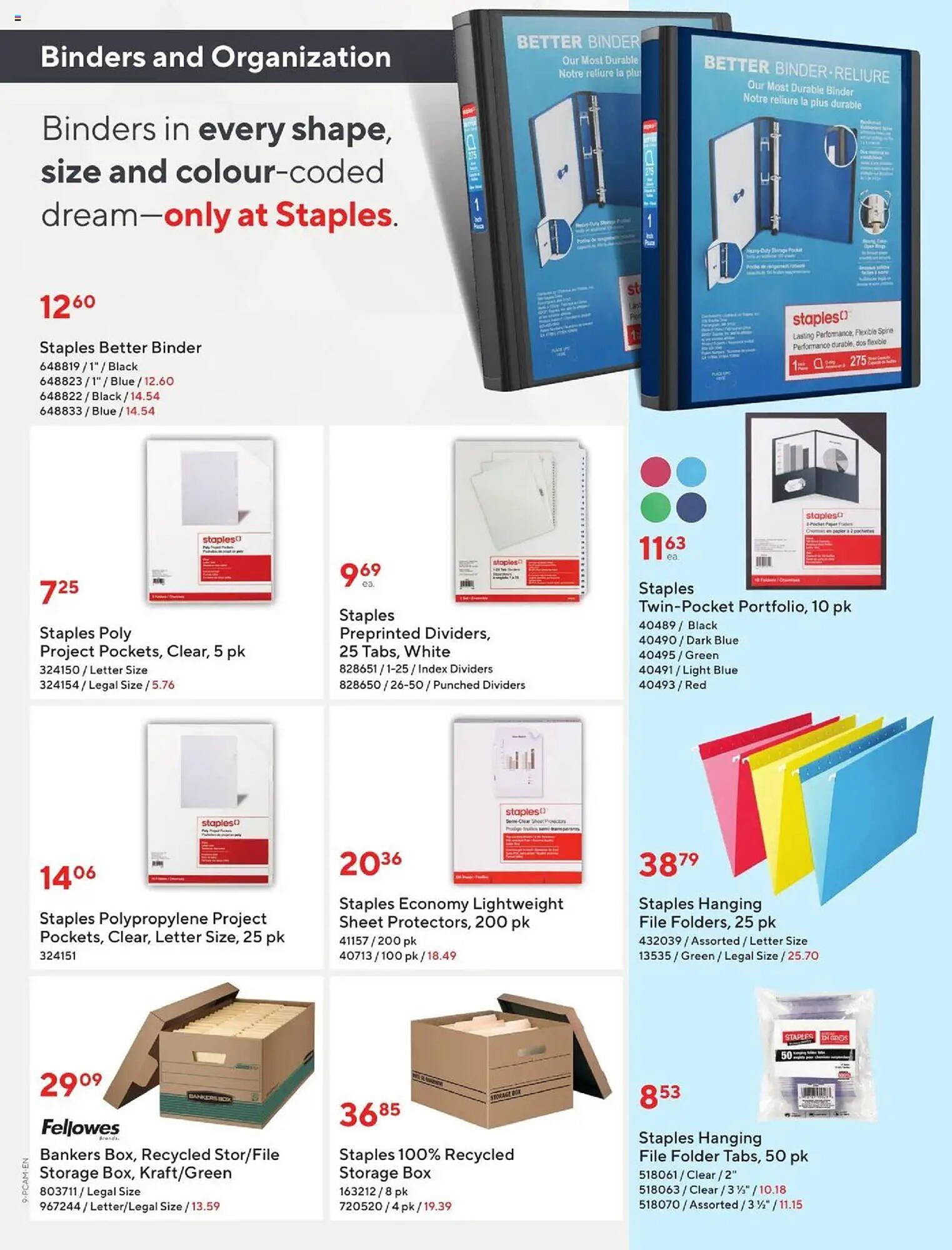 Staples flyer