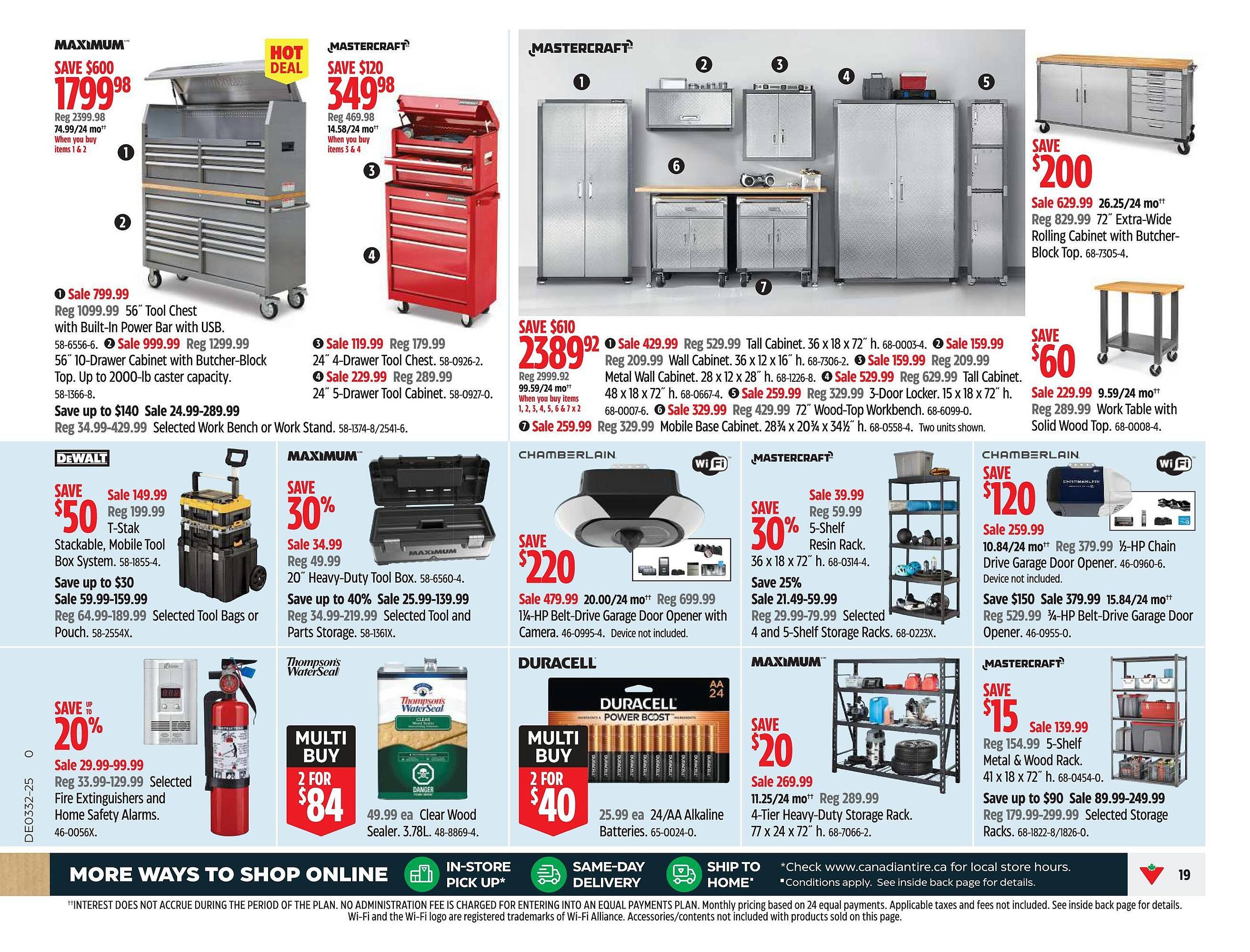 Canadian Tire flyer