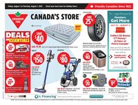 Canadian Tire flyer (2025-07-31 - 2025-08-20)