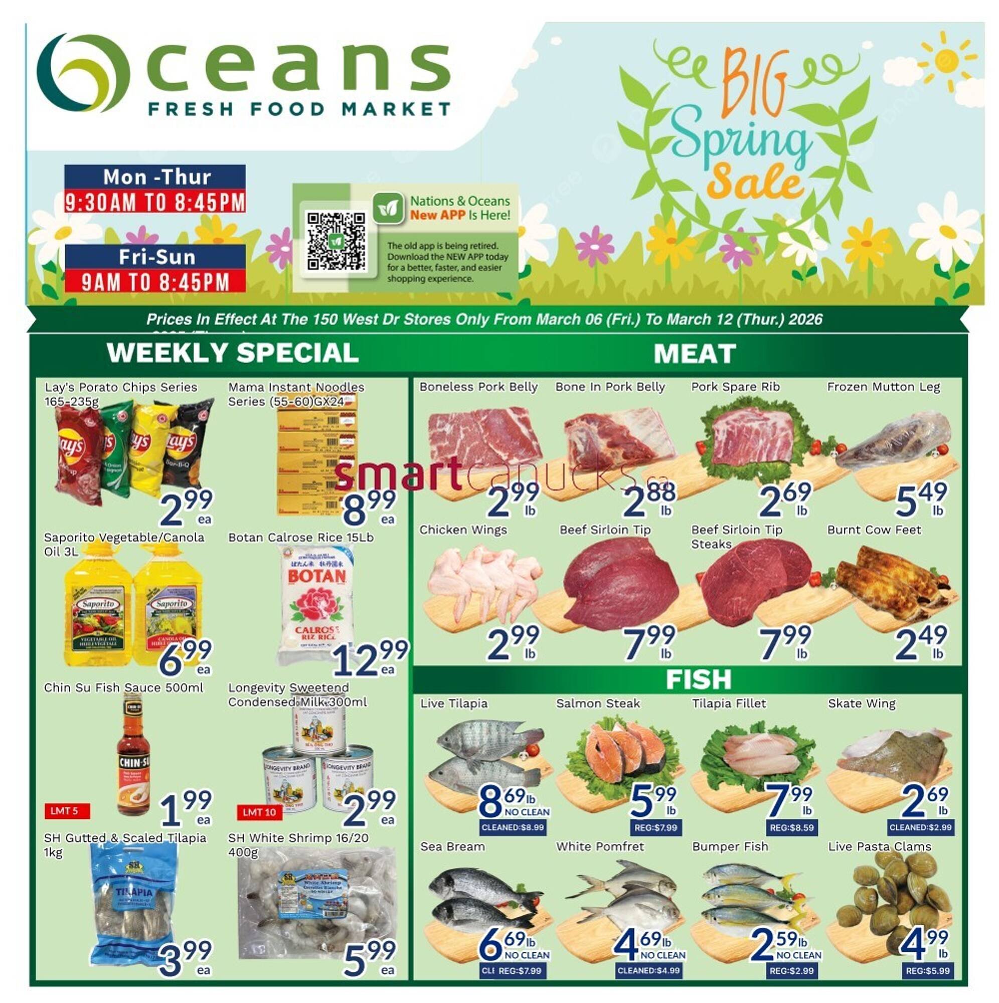Oceans Fresh Food Market flyer (2026-03-06 - 2026-03-12) | 1