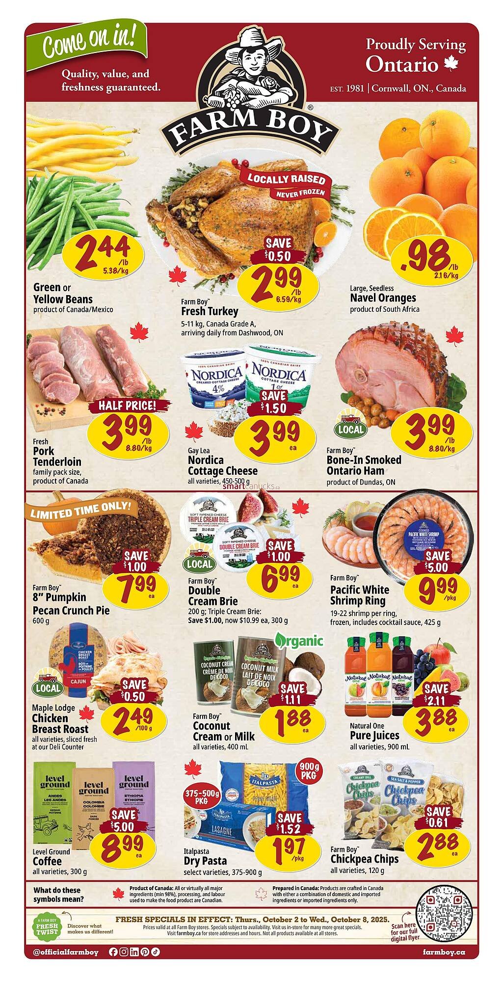 Farm Boy flyer (2025-10-02 - 2025-10-08) | 1