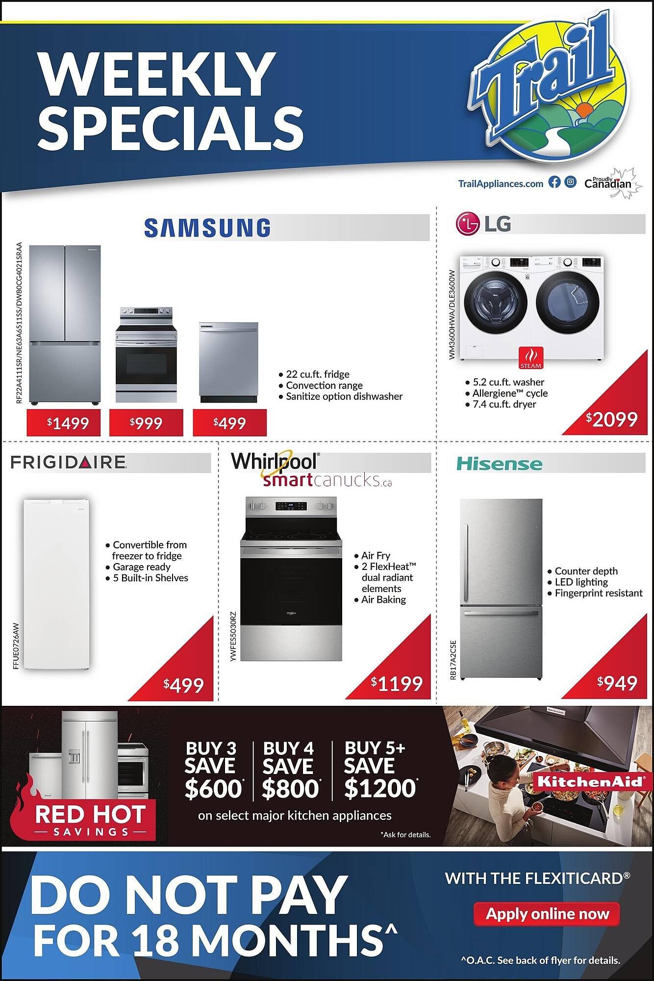 Trail Appliances flyer