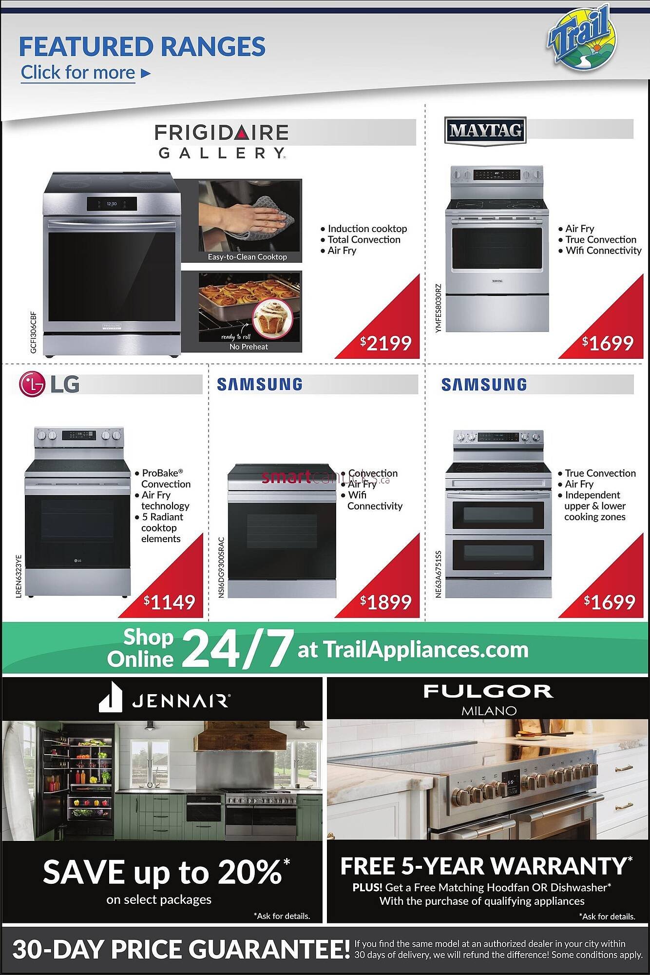 Trail Appliances flyer