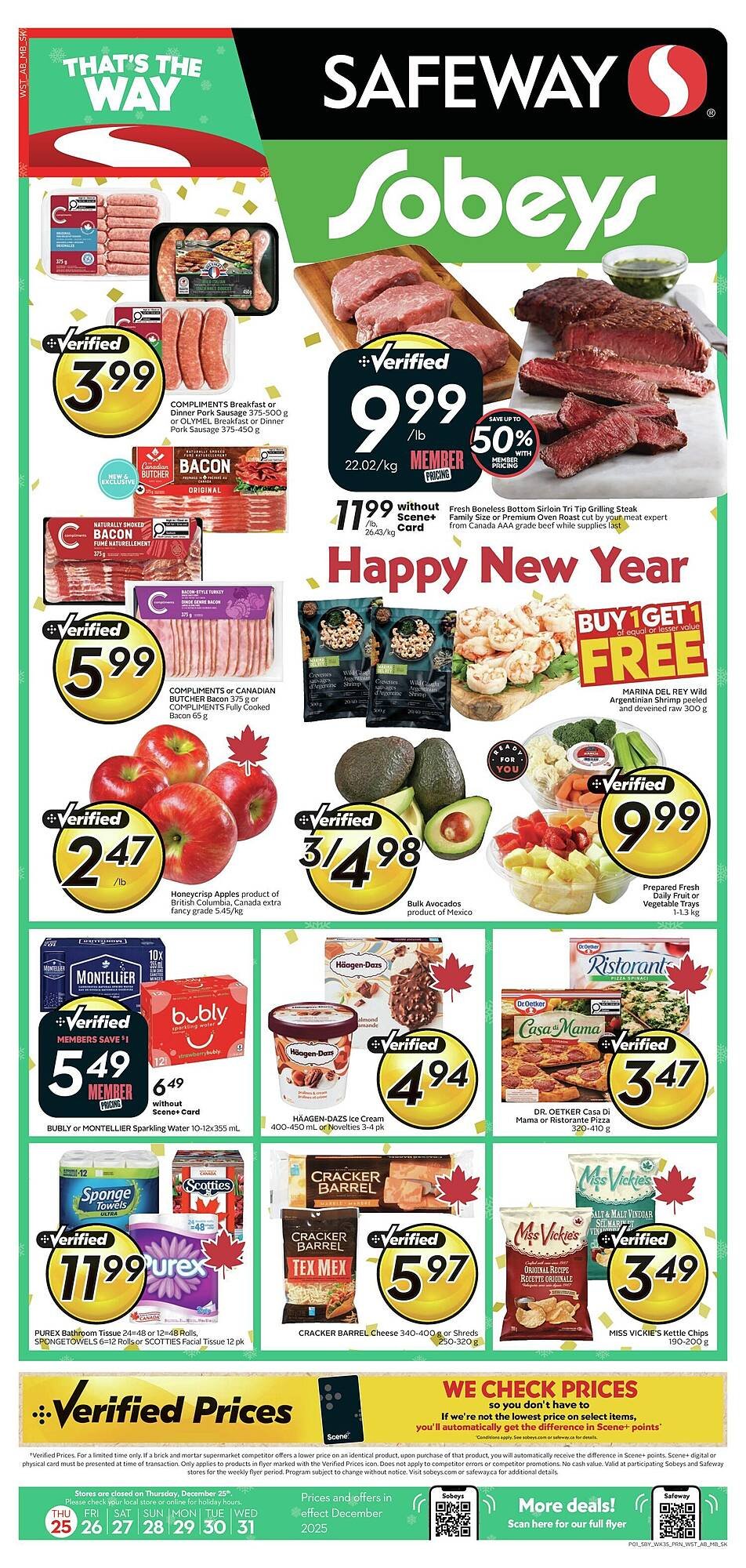 Safeway flyer (2025-12-25 - 2026-01-01) | 1