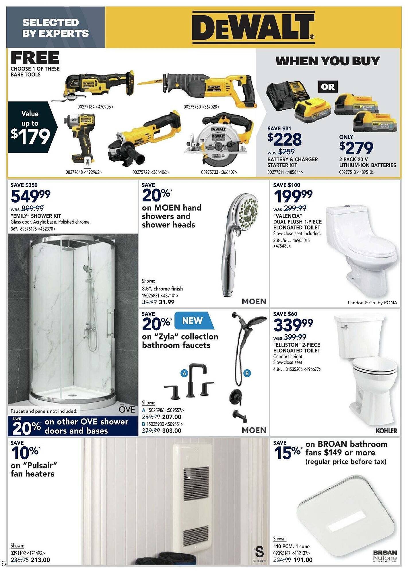 RONA flyer