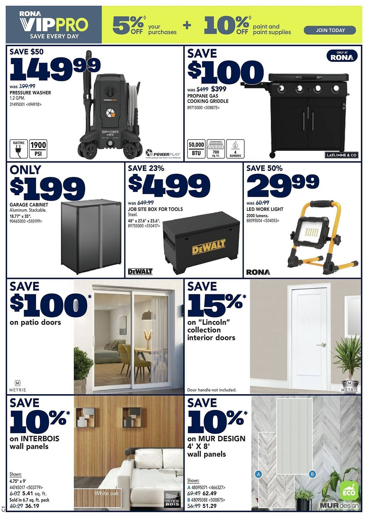 RONA flyer