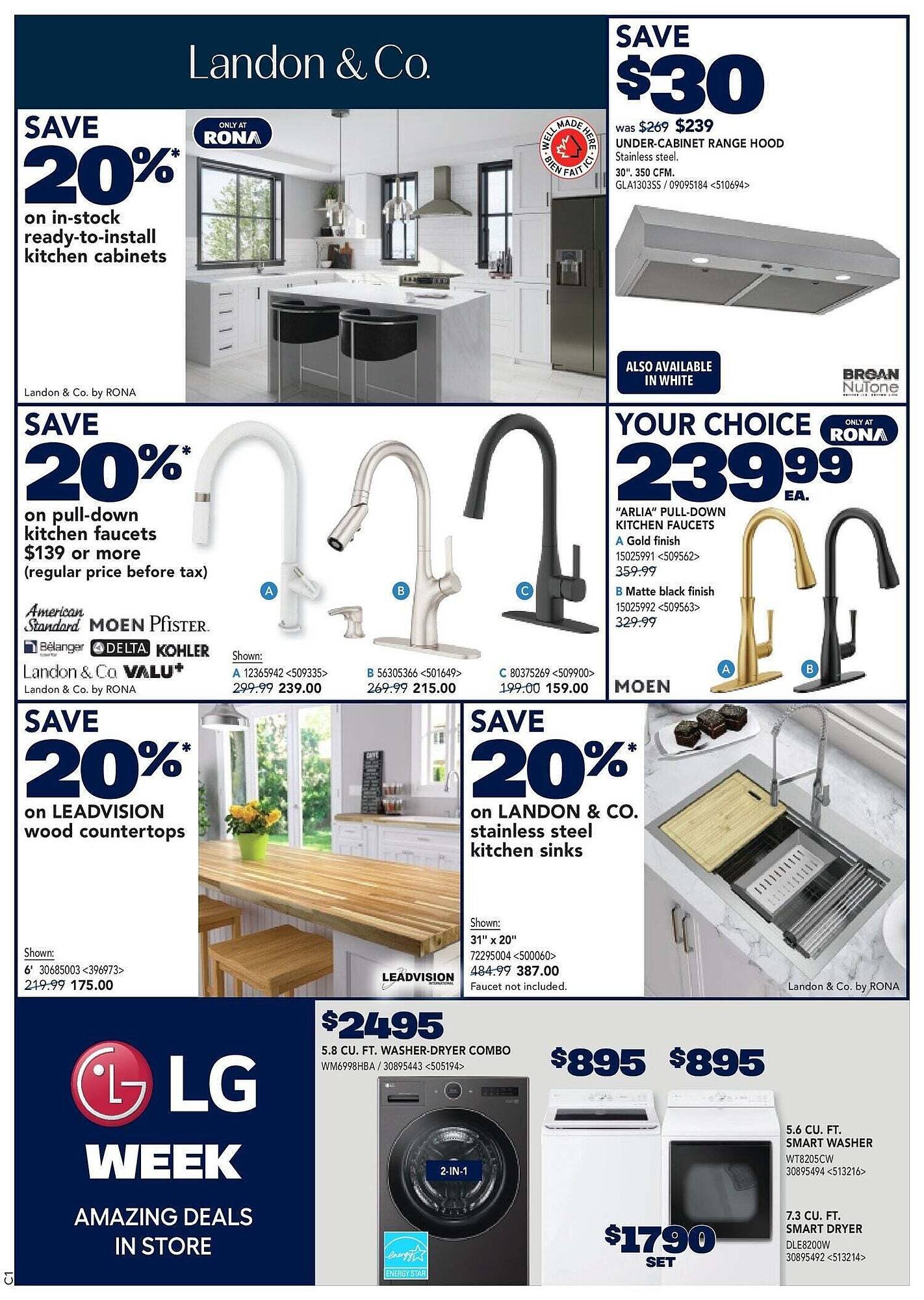 RONA flyer