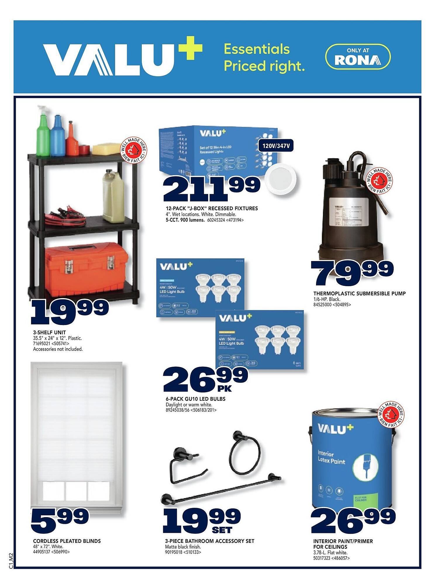 RONA flyer