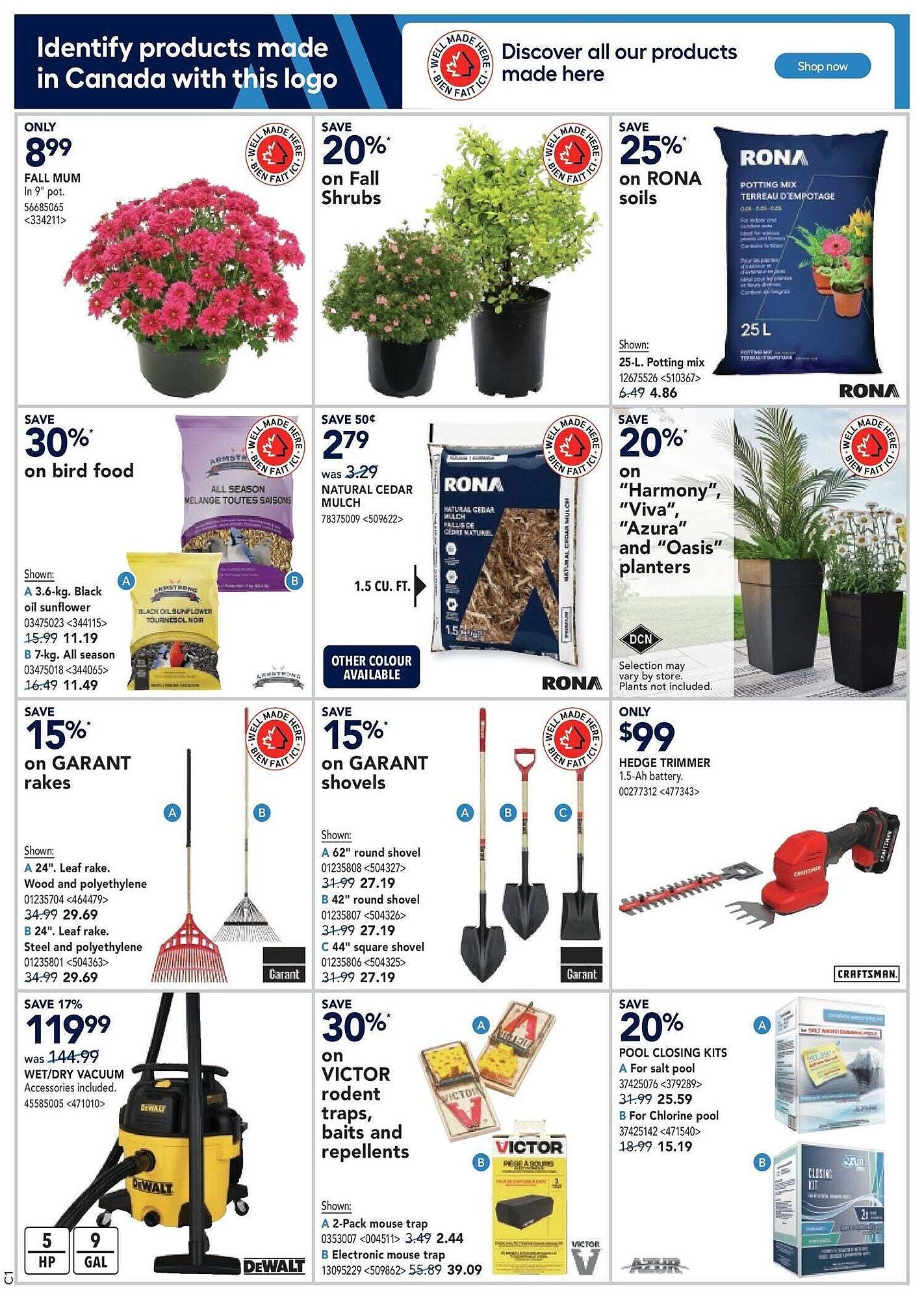 RONA flyer