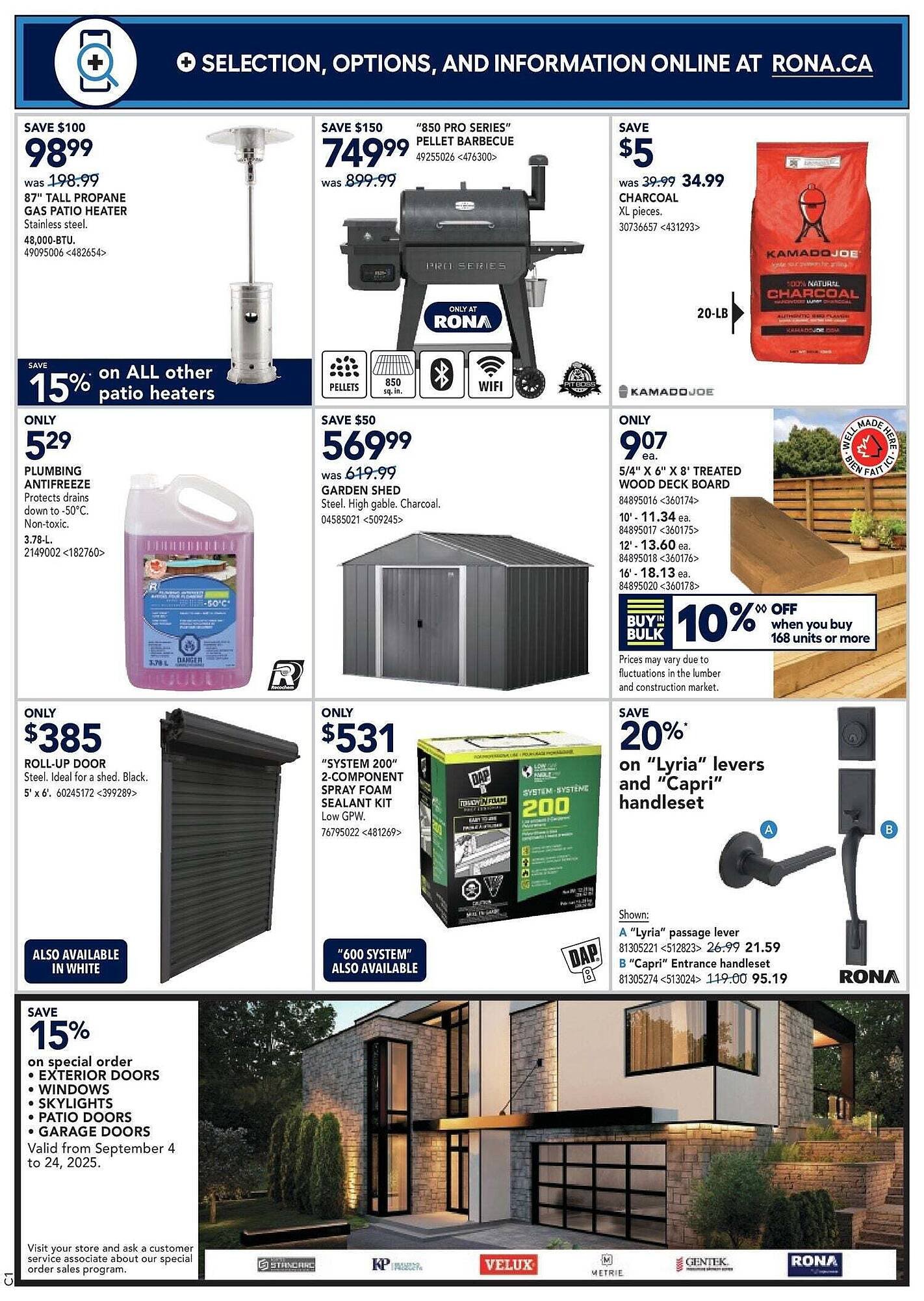 RONA flyer