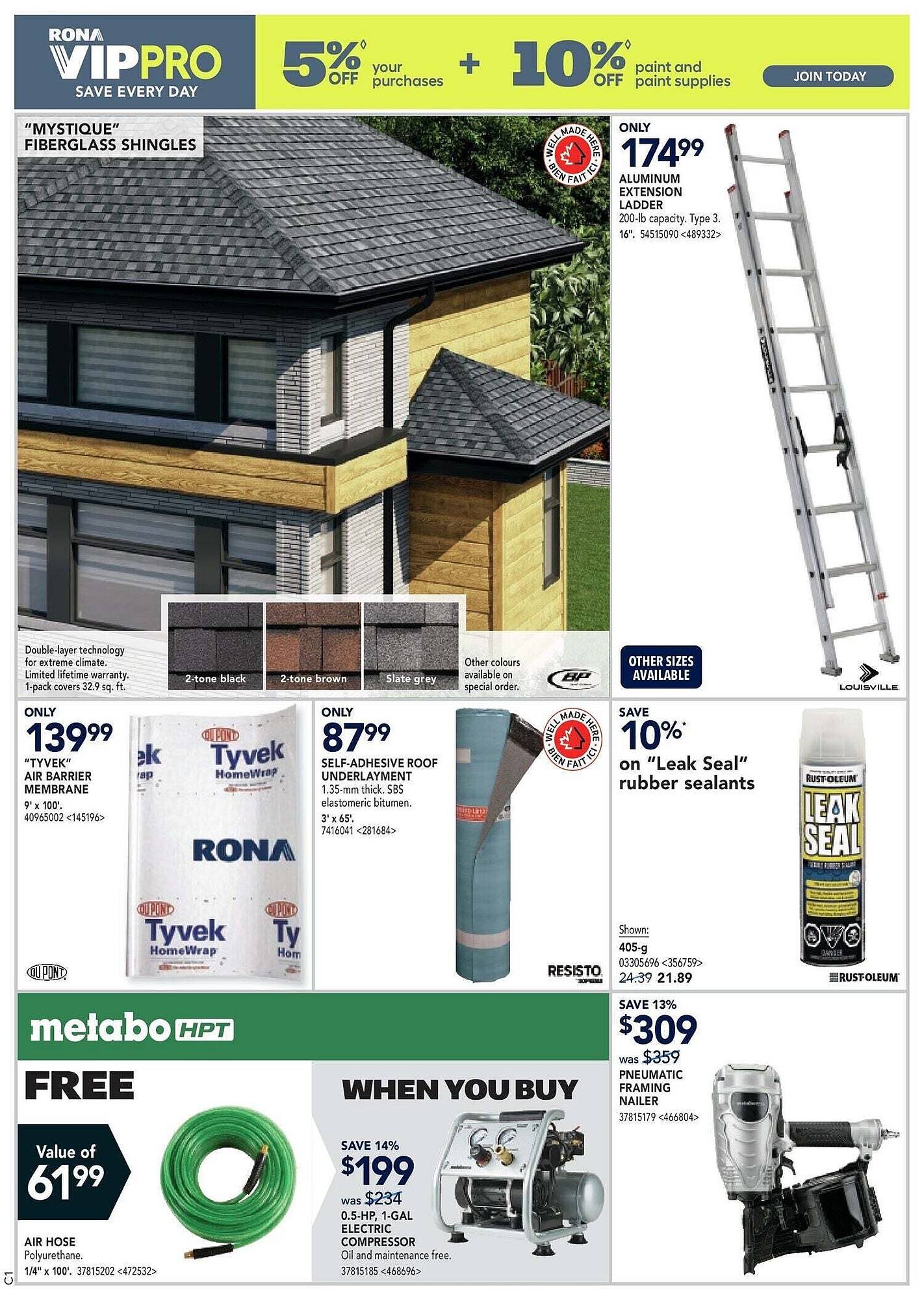 RONA flyer