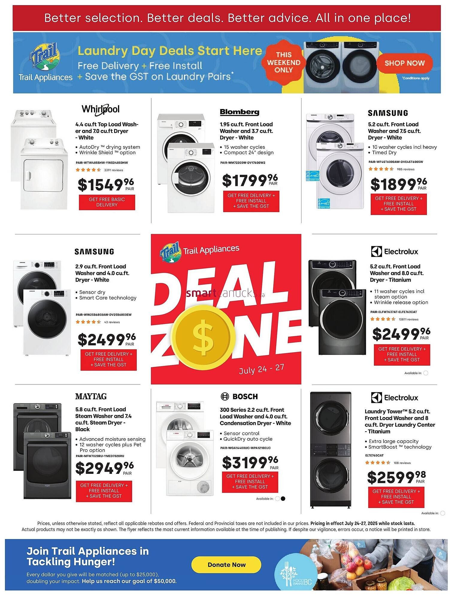 Trail Appliances flyer (2025-07-21 - 2025-08-24) | 1