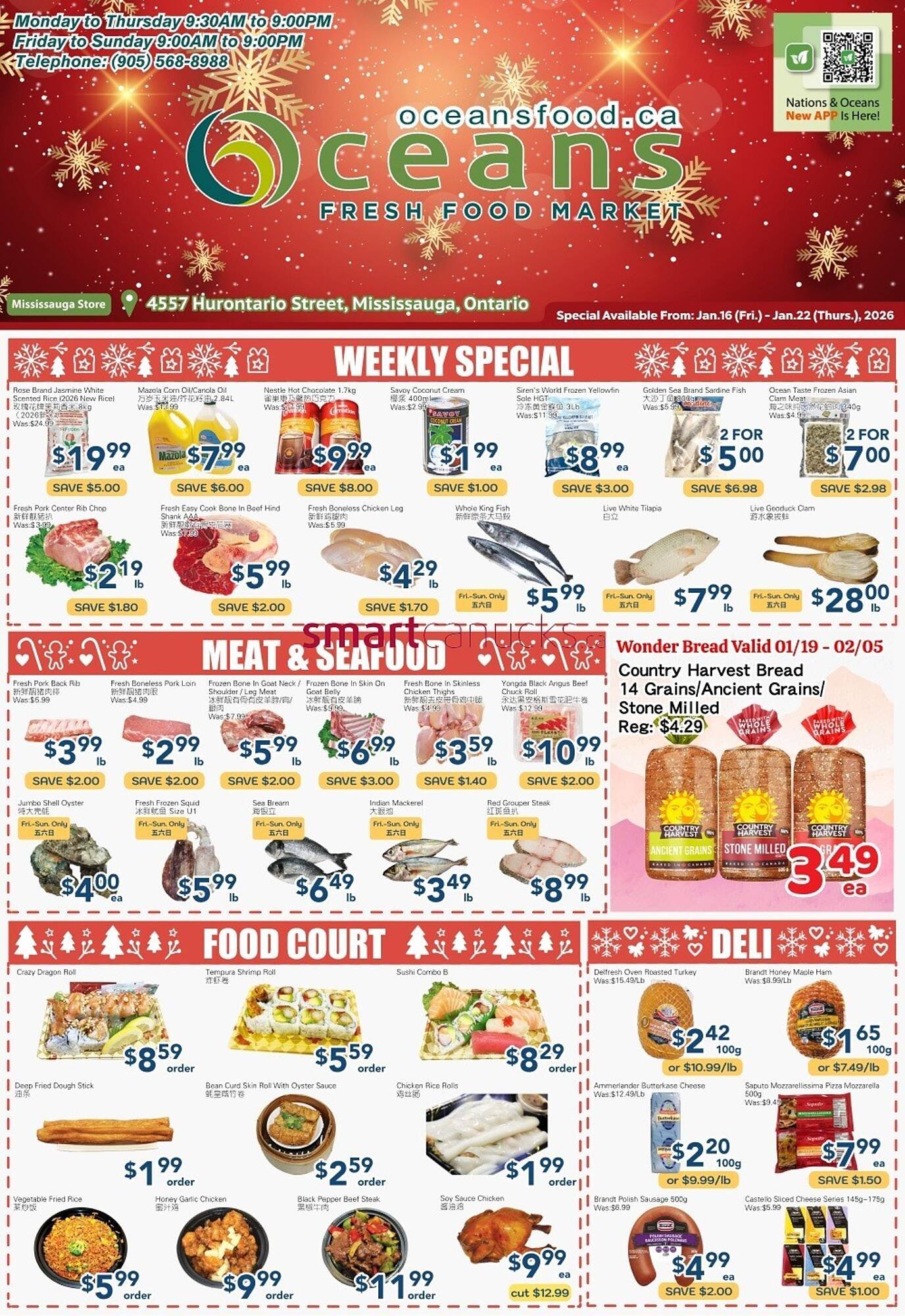 Oceans Fresh Food Market flyer (2026-01-16 - 2026-01-22) | 1