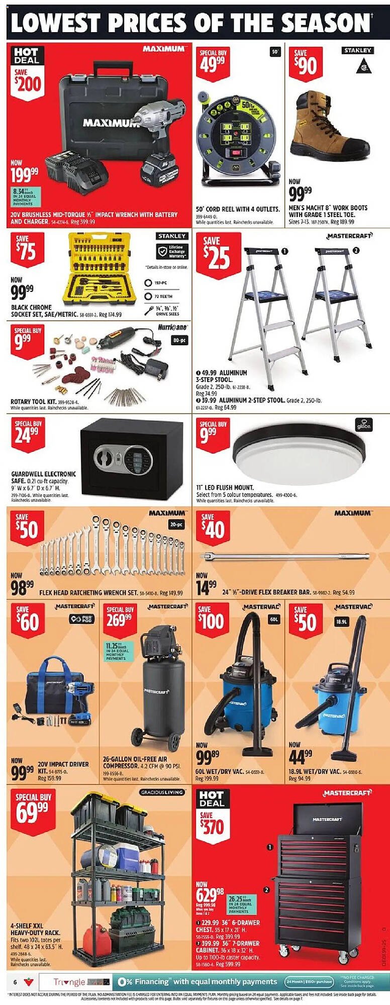 Canadian Tire flyer