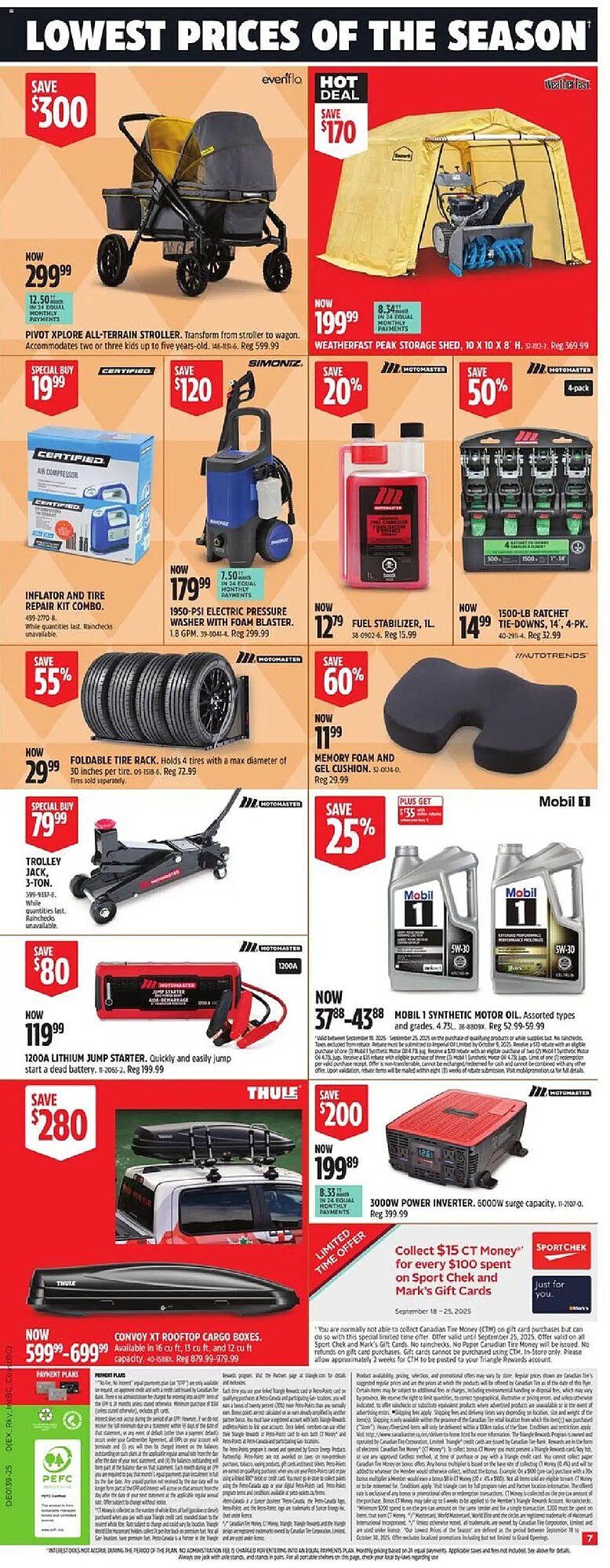 Canadian Tire flyer