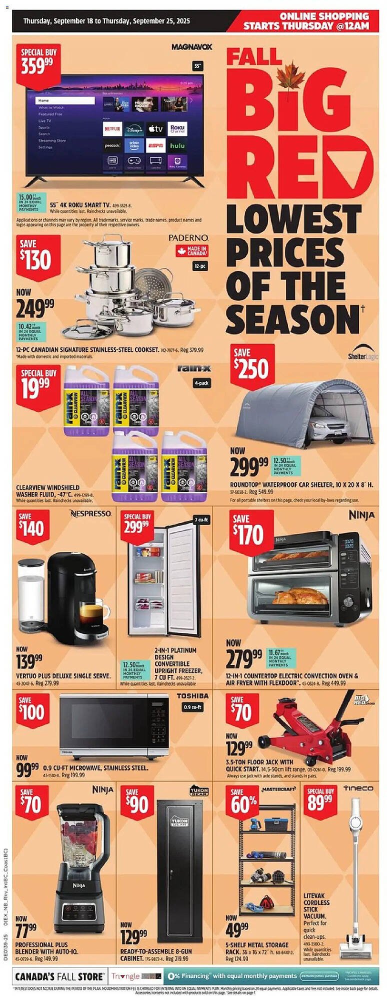 Canadian Tire flyer