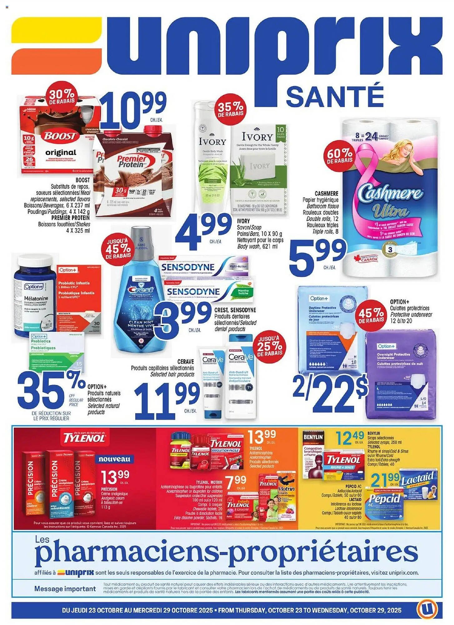 Uniprix flyer (2025-10-23 - 2025-10-30) | 1