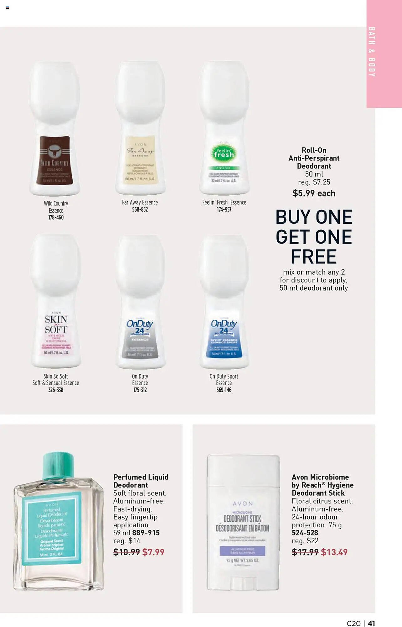 AVON flyer