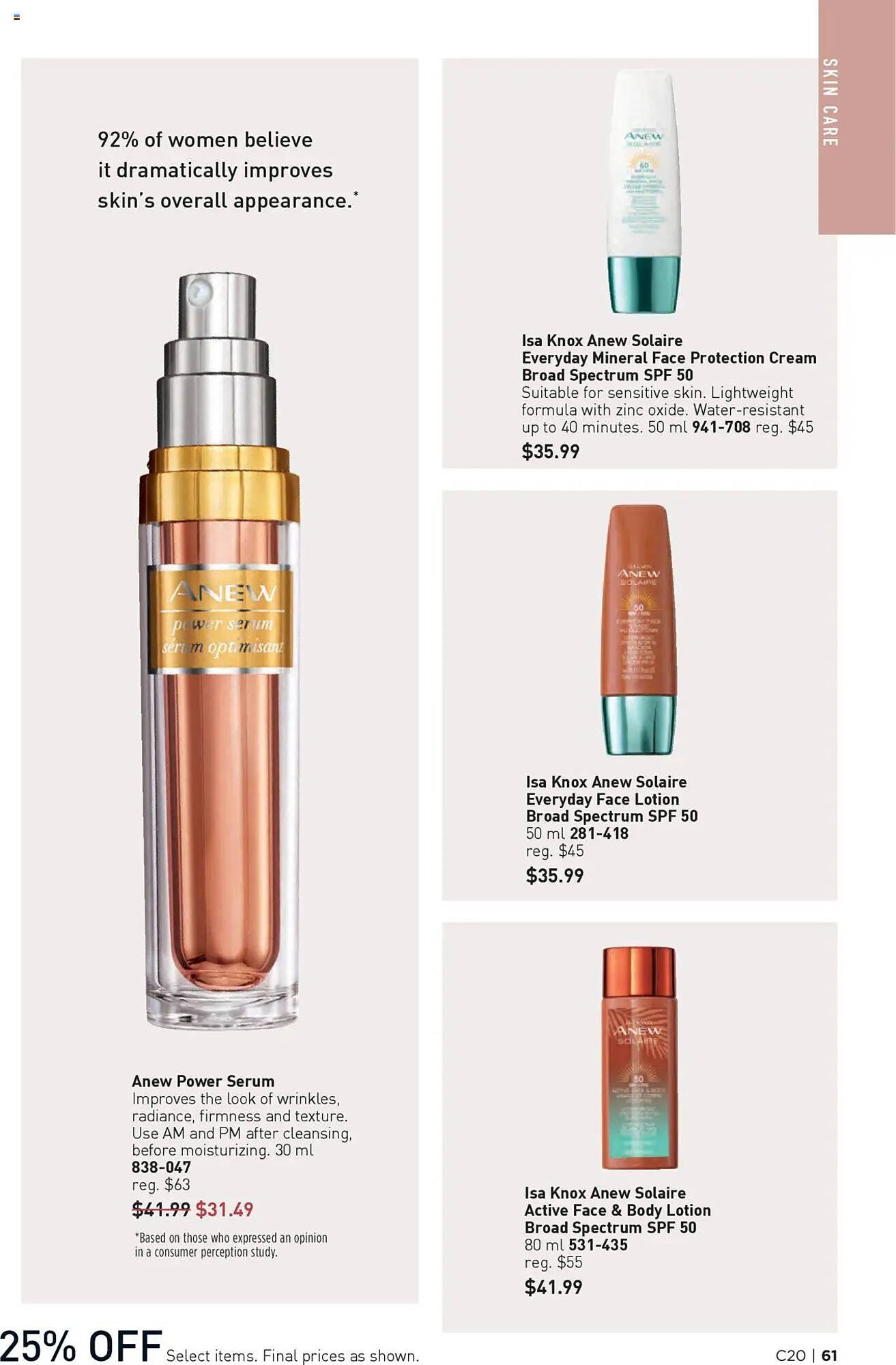AVON flyer