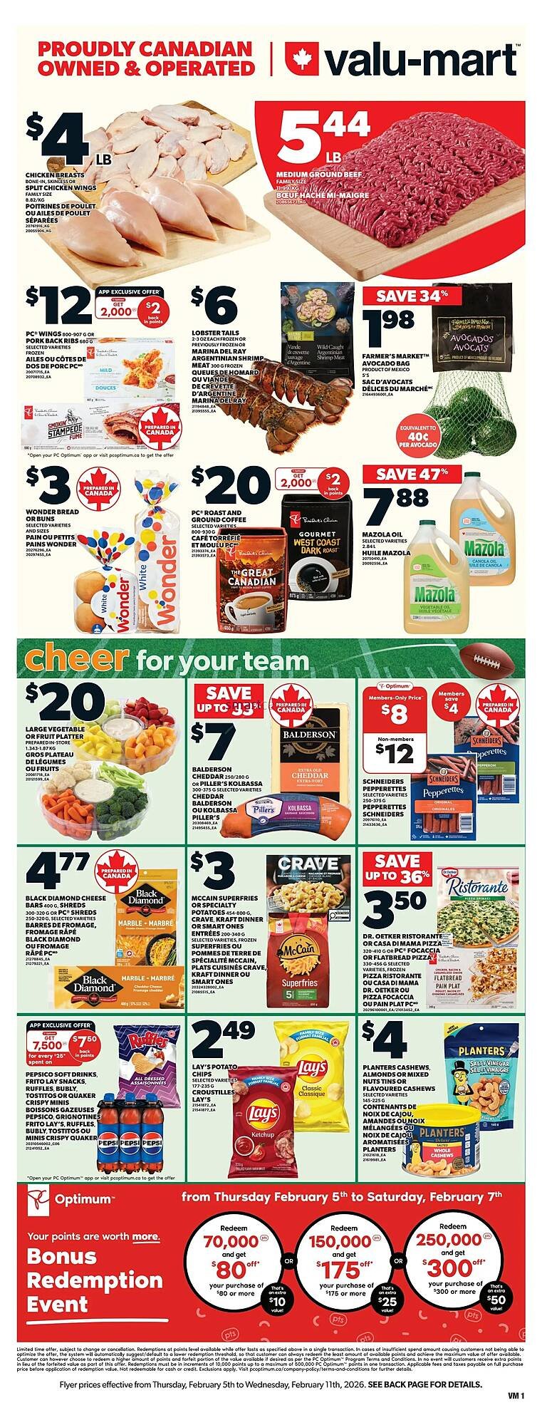 Valu-mart flyer (2026-02-05 - 2026-02-11) | 1