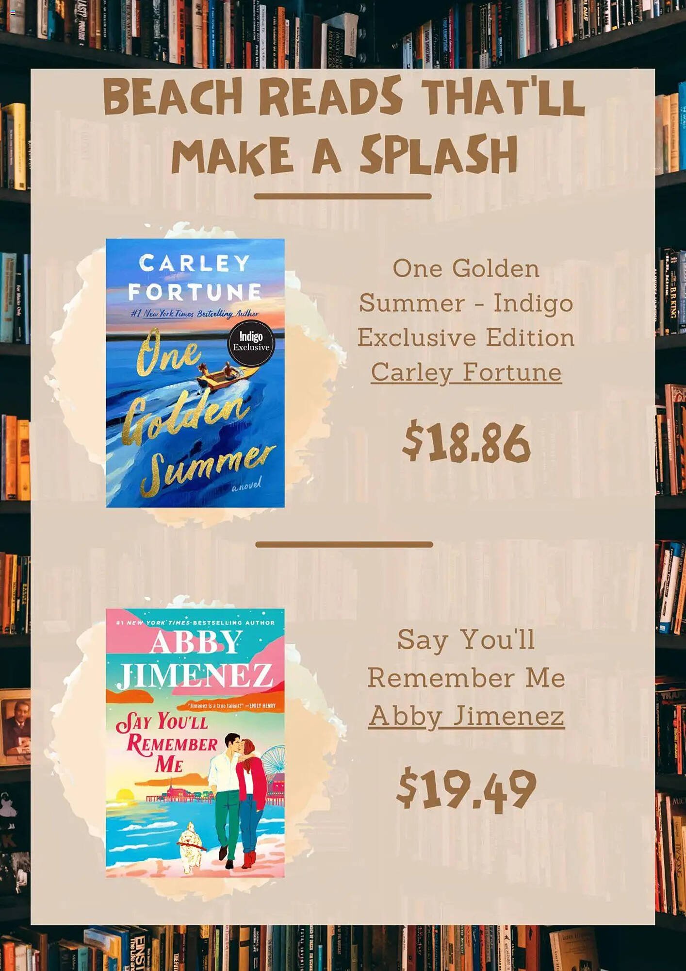 Chapters Indigo flyer