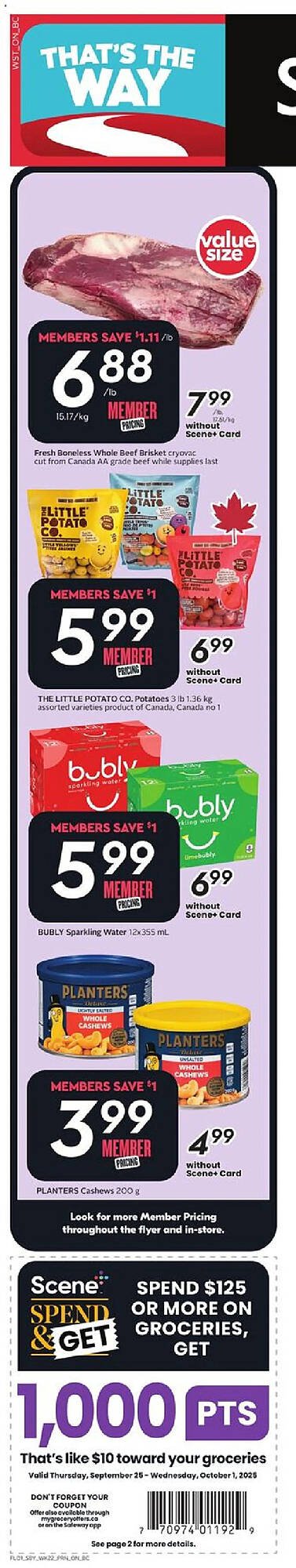 Safeway flyer