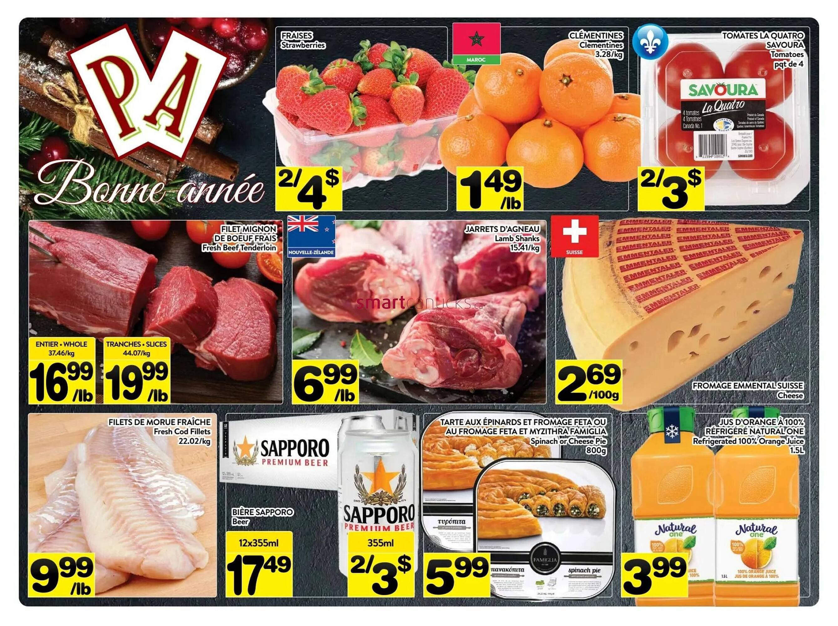 Supermarché PA flyer (2025-12-26 - 2026-01-04) | 1