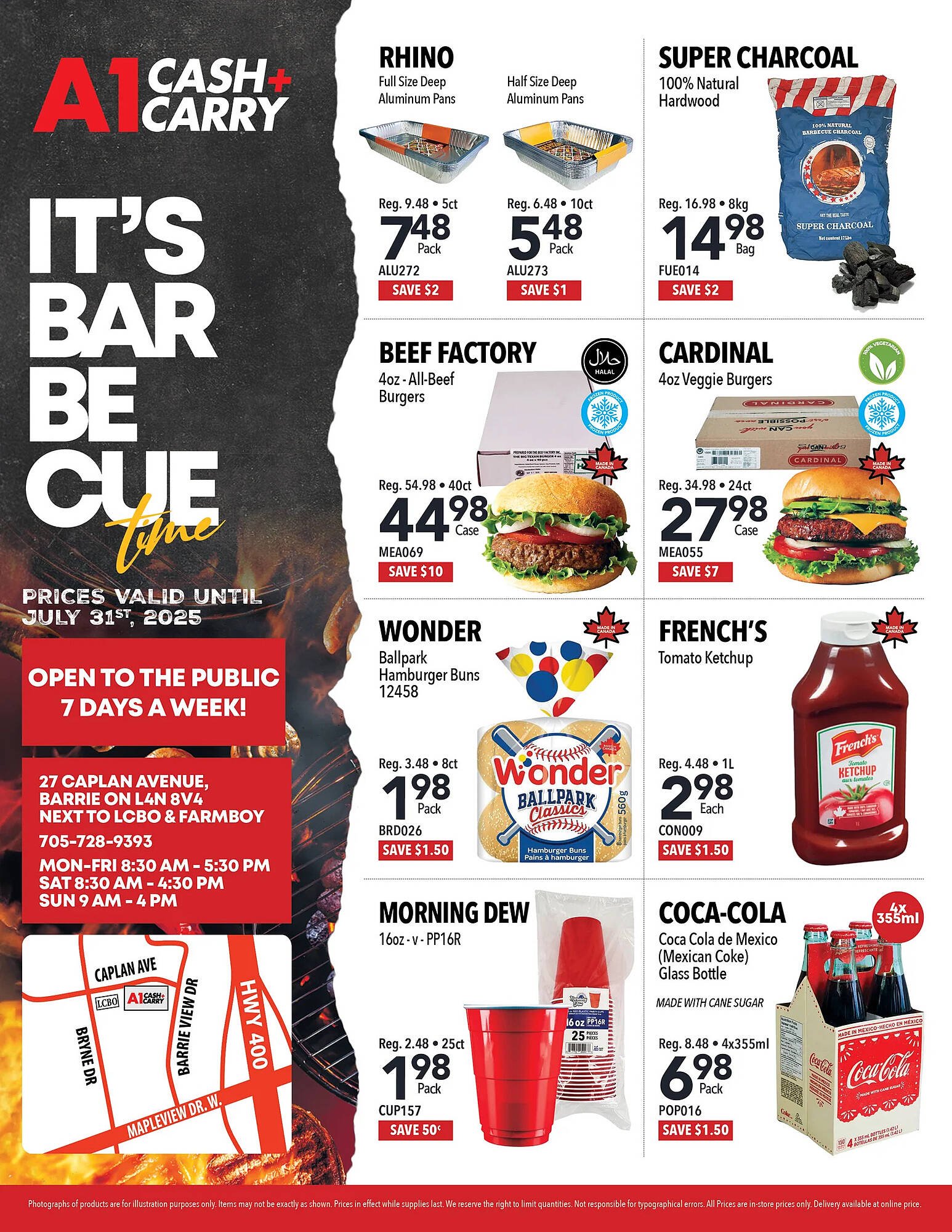 A1 Cash And Carry flyer