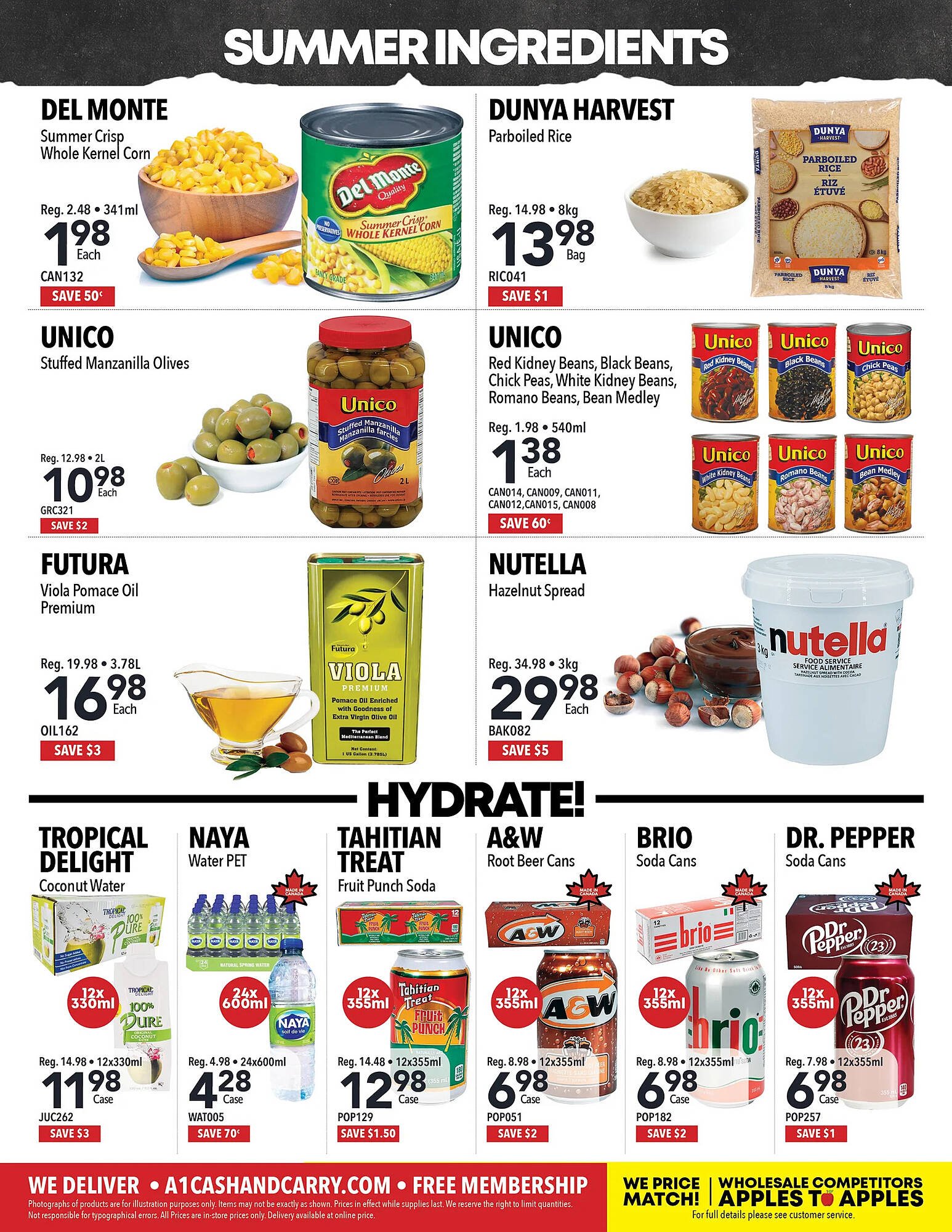 A1 Cash And Carry flyer