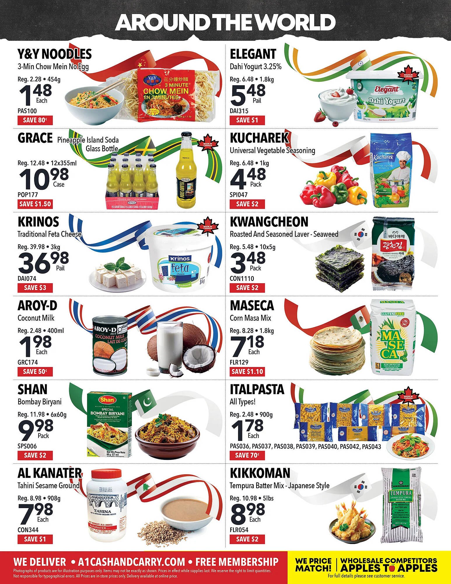 A1 Cash And Carry flyer