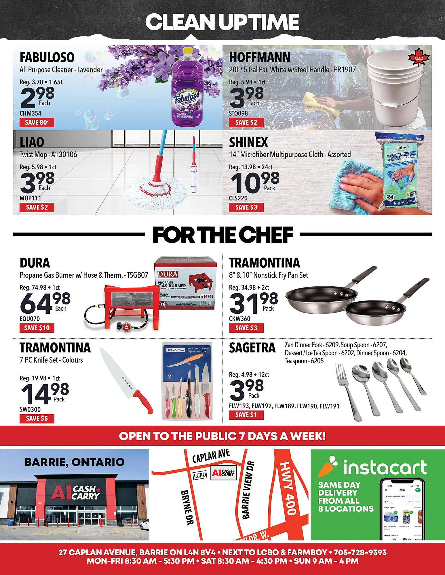 A1 Cash And Carry flyer