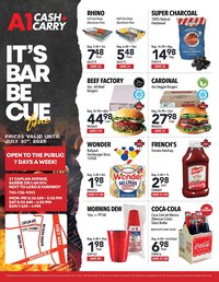 A1 Cash And Carry flyer