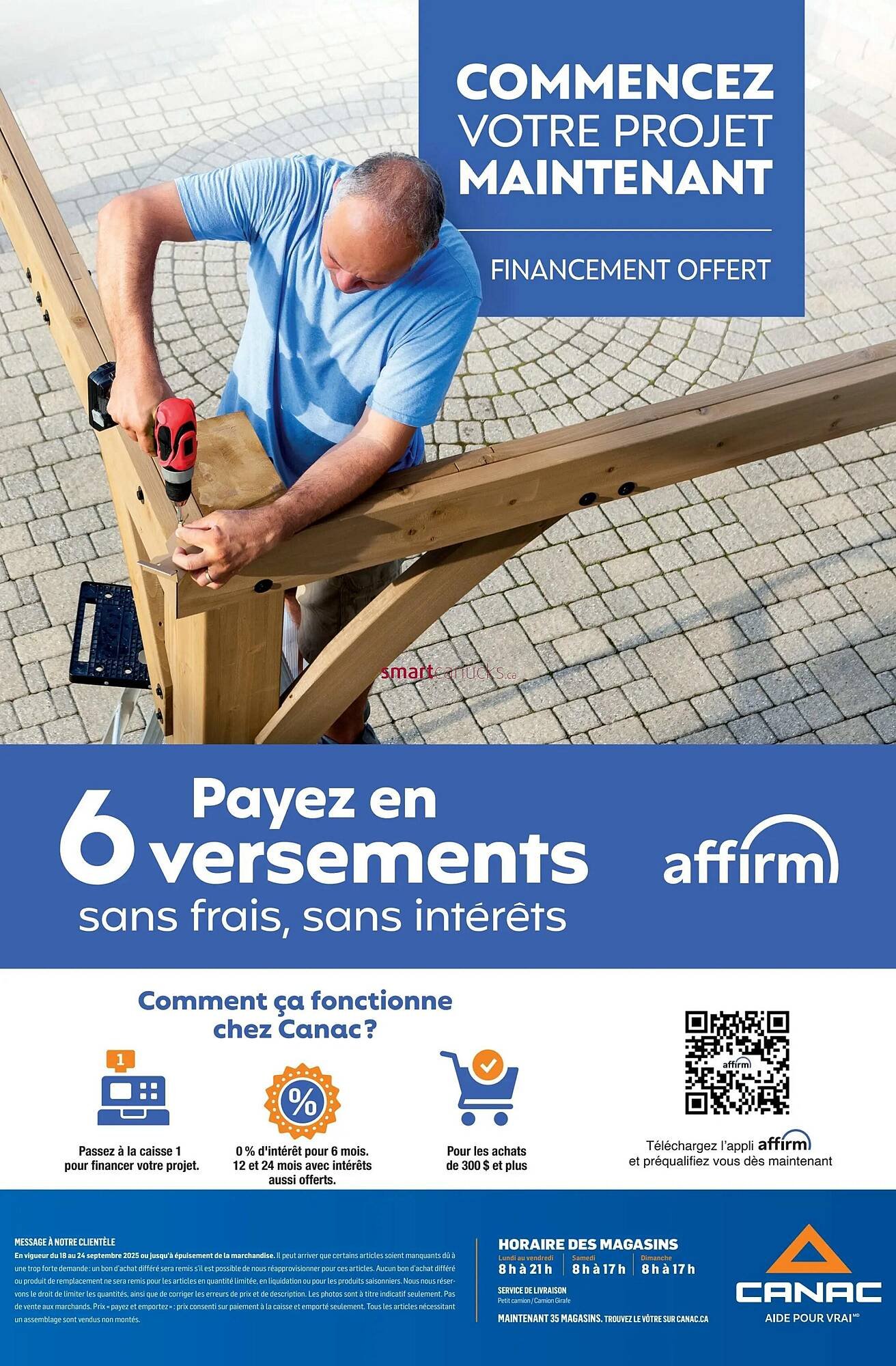 Canac flyer