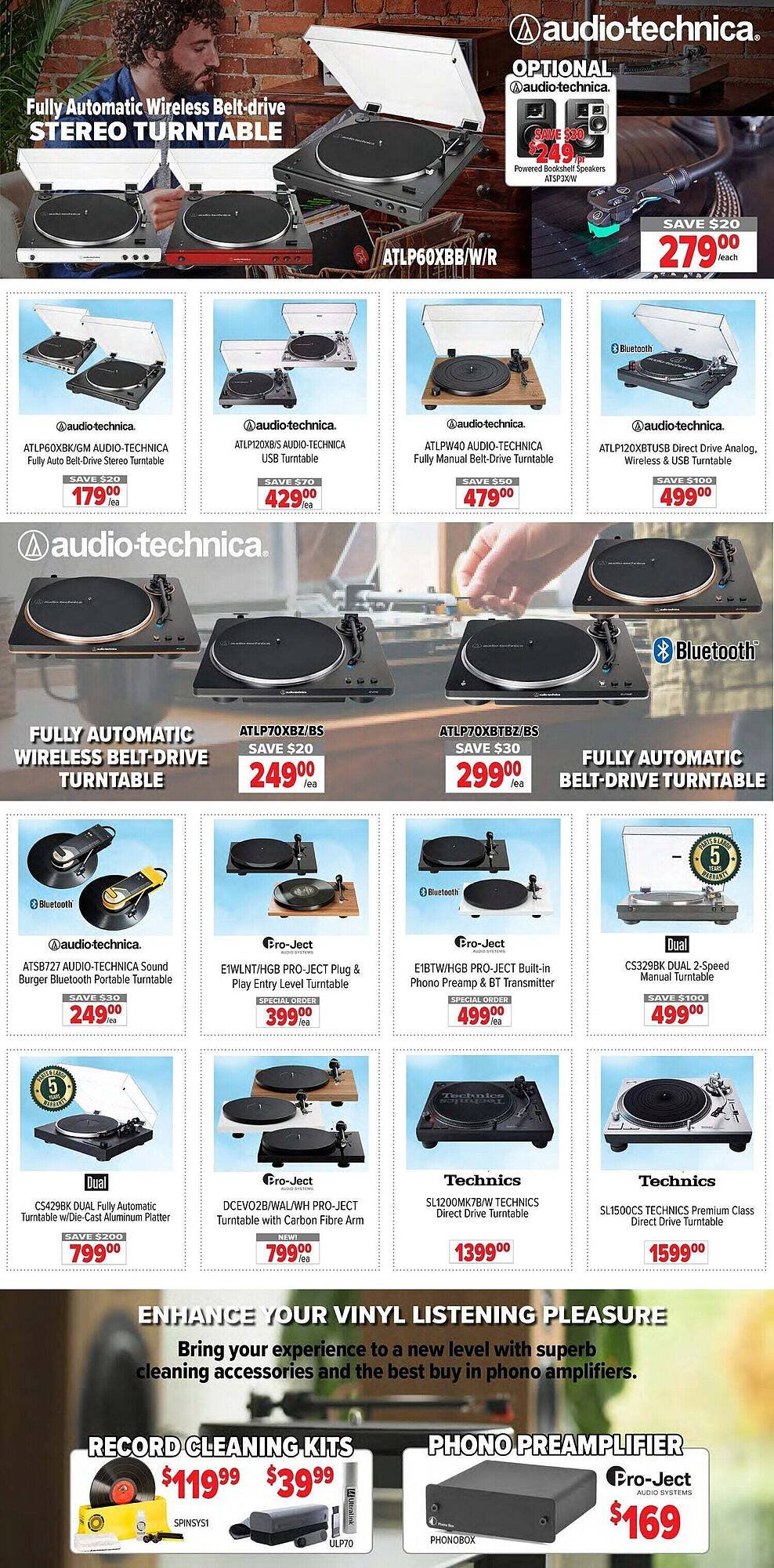 2001 Audio Video flyer