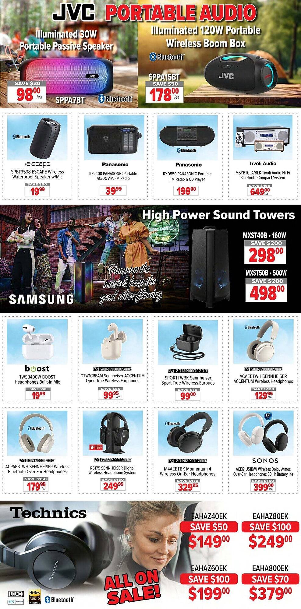 2001 Audio Video flyer