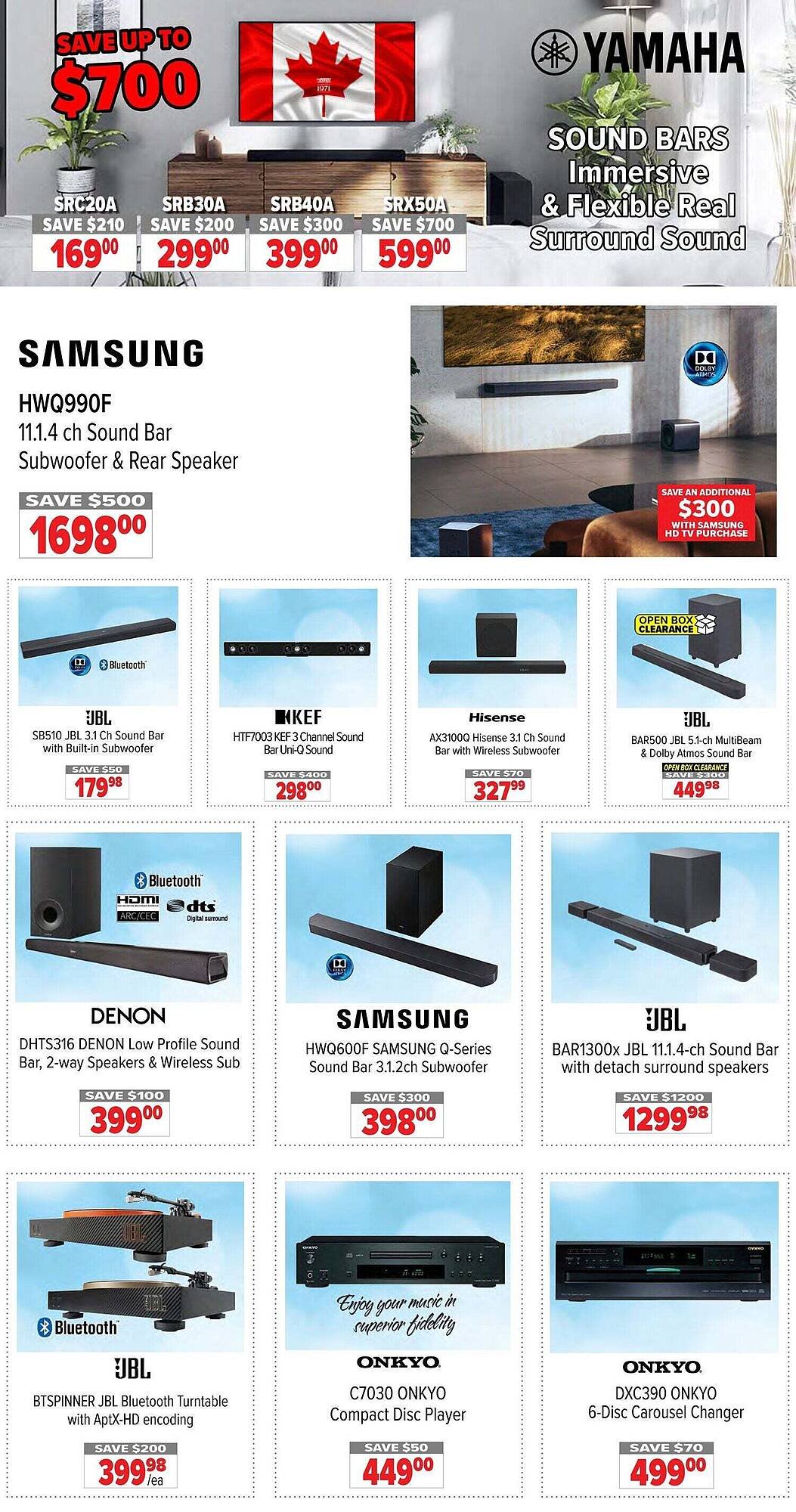 2001 Audio Video flyer