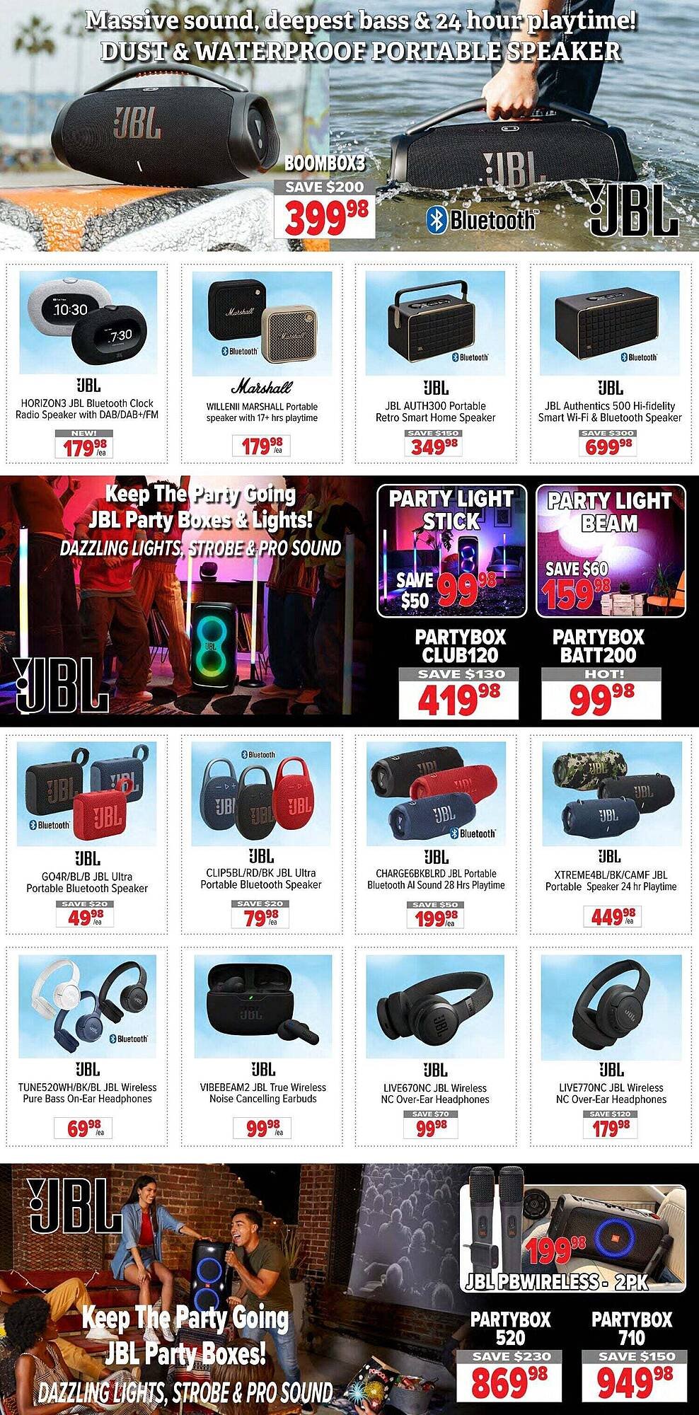 2001 Audio Video flyer