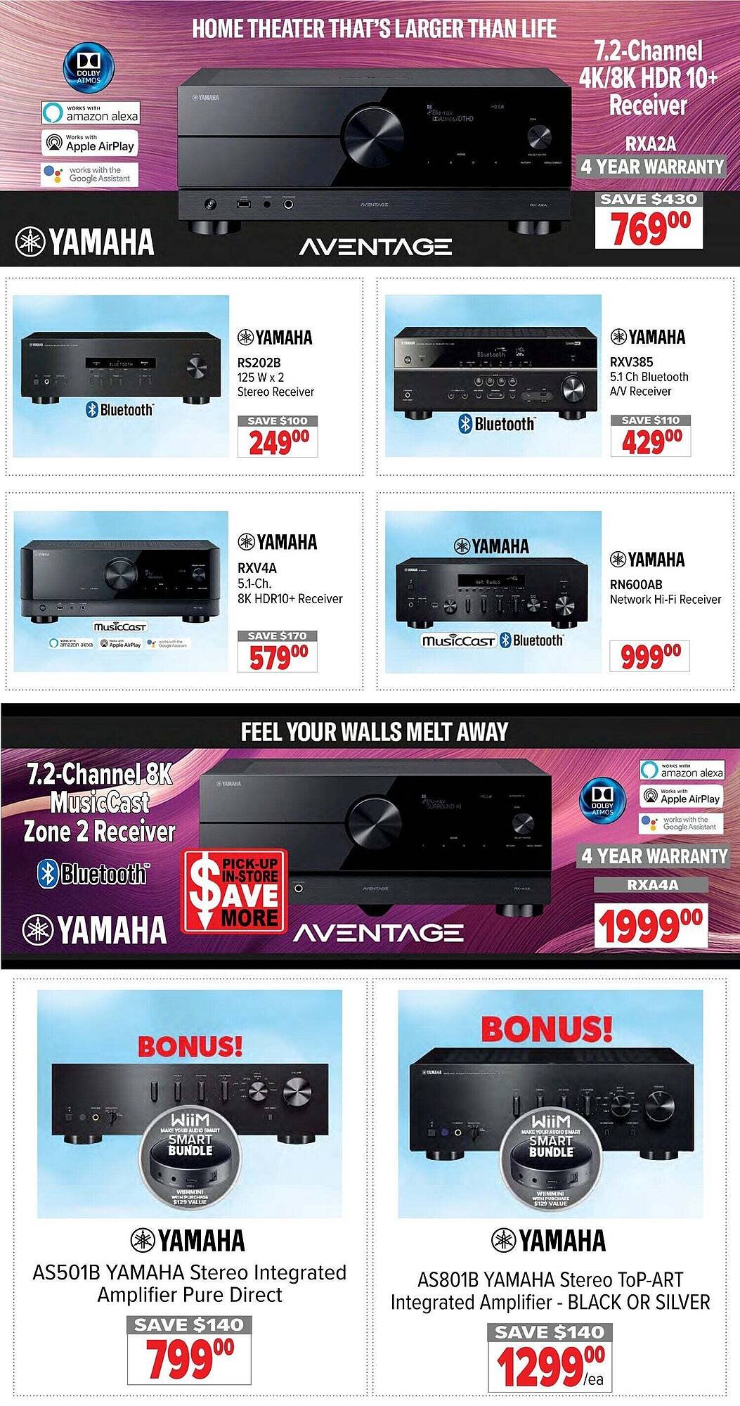 2001 Audio Video flyer