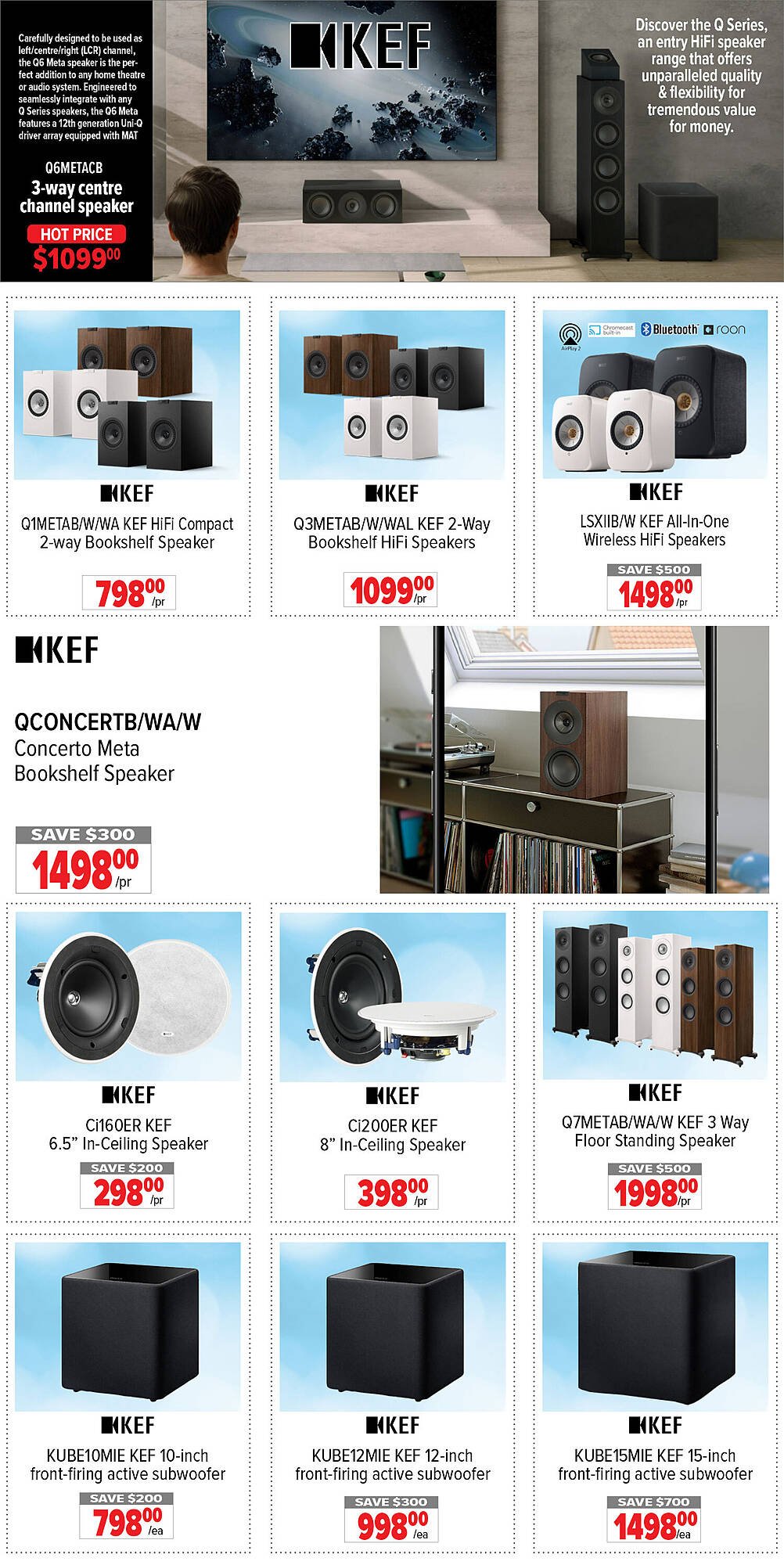 2001 Audio Video flyer