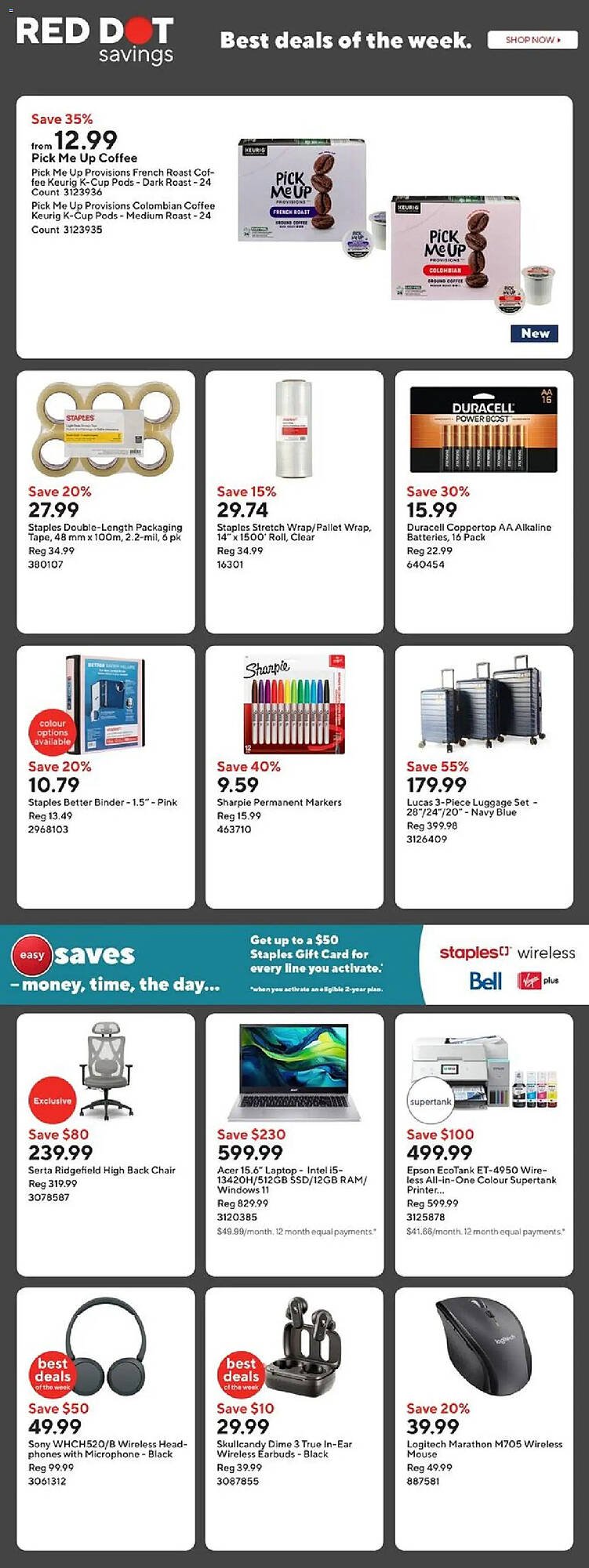 Staples flyer