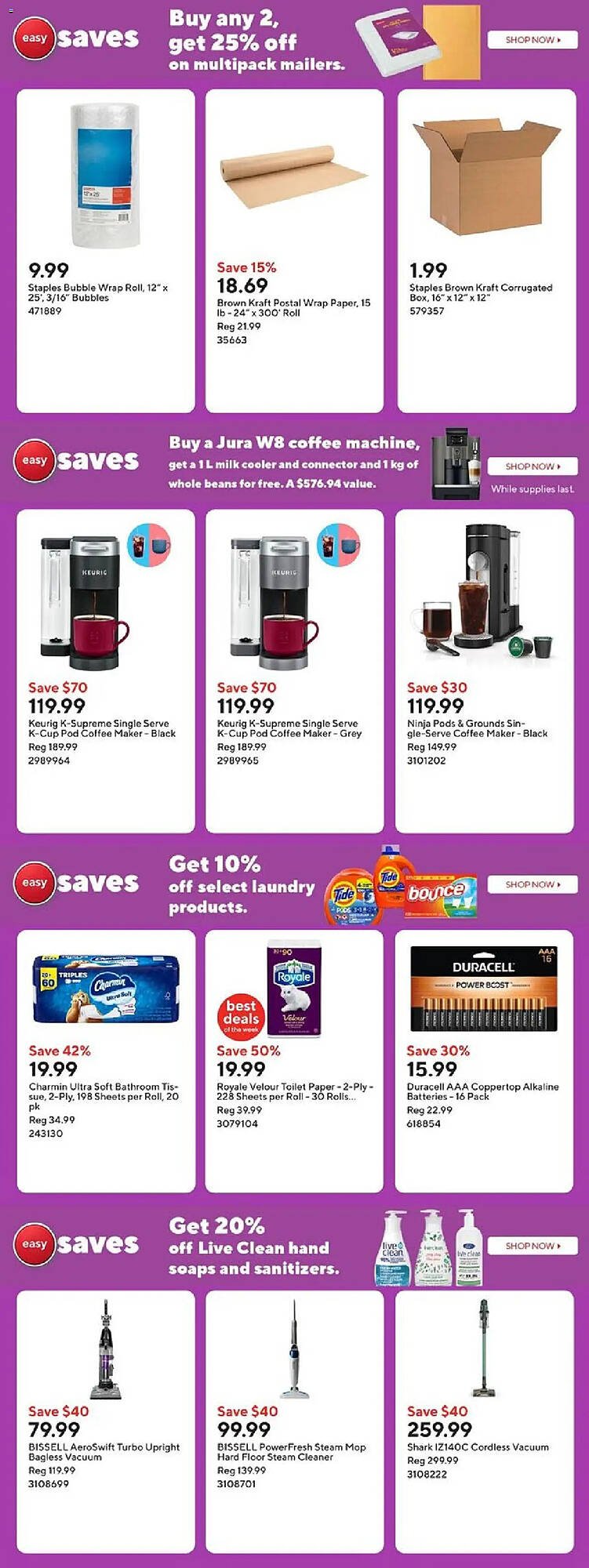 Staples flyer